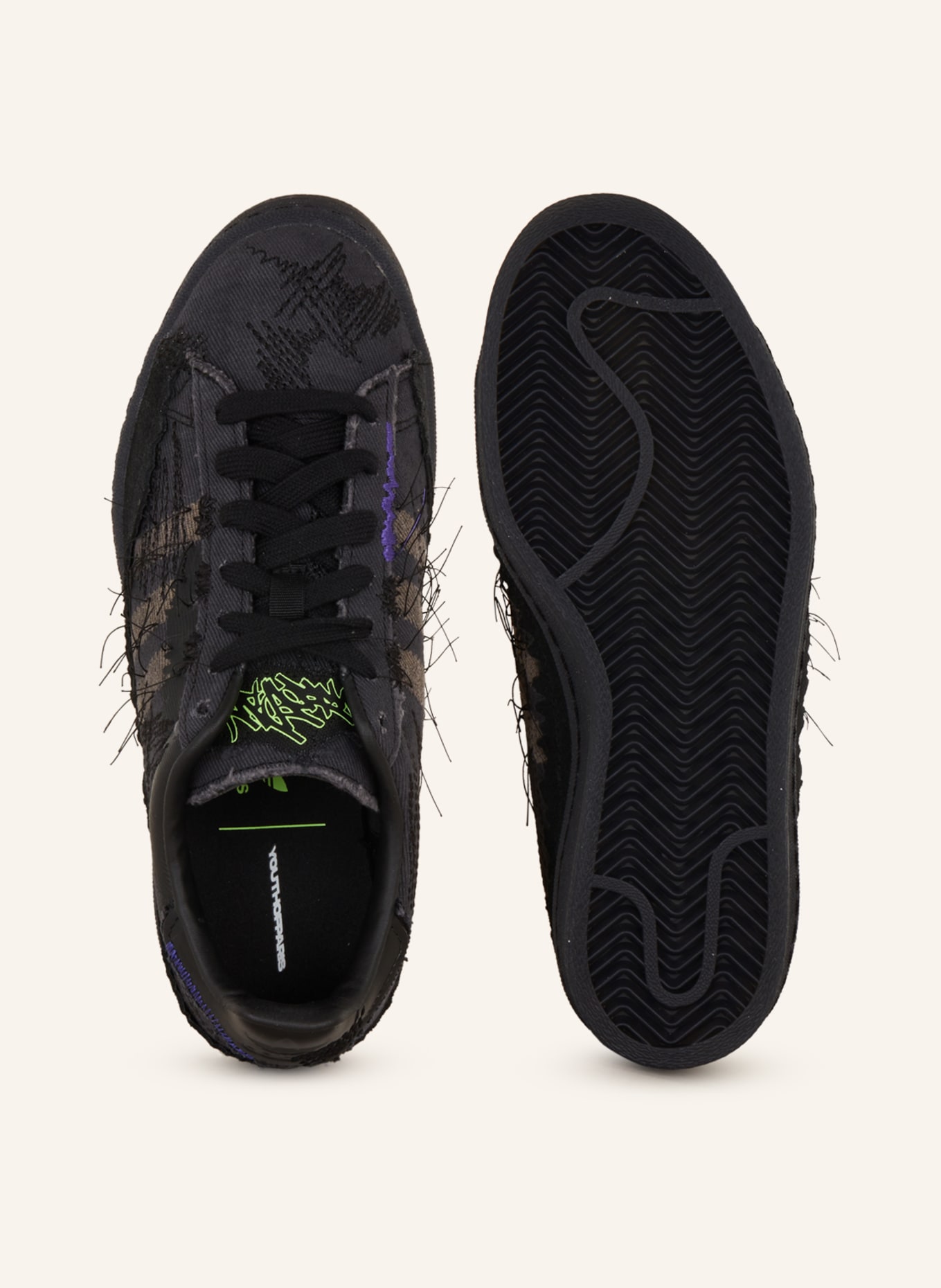 adidas Originals Sneakers CAMPUS YOUTH OF PARIS, Color: DARK GRAY/ BLACK (Image 5)