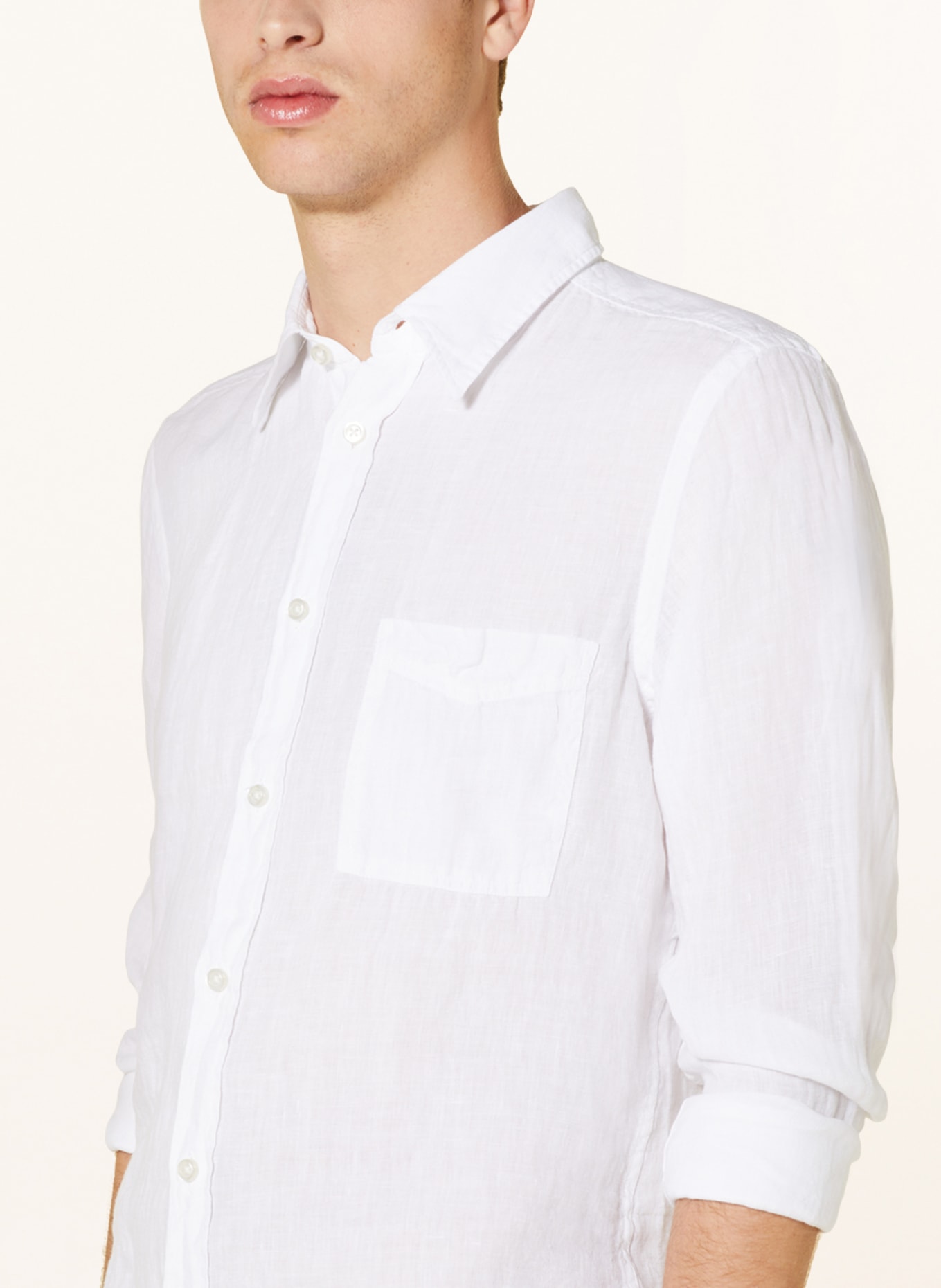 BOSS Leinenhemd RELEGANT Regular Fit, Farbe: WEISS (Bild 4)