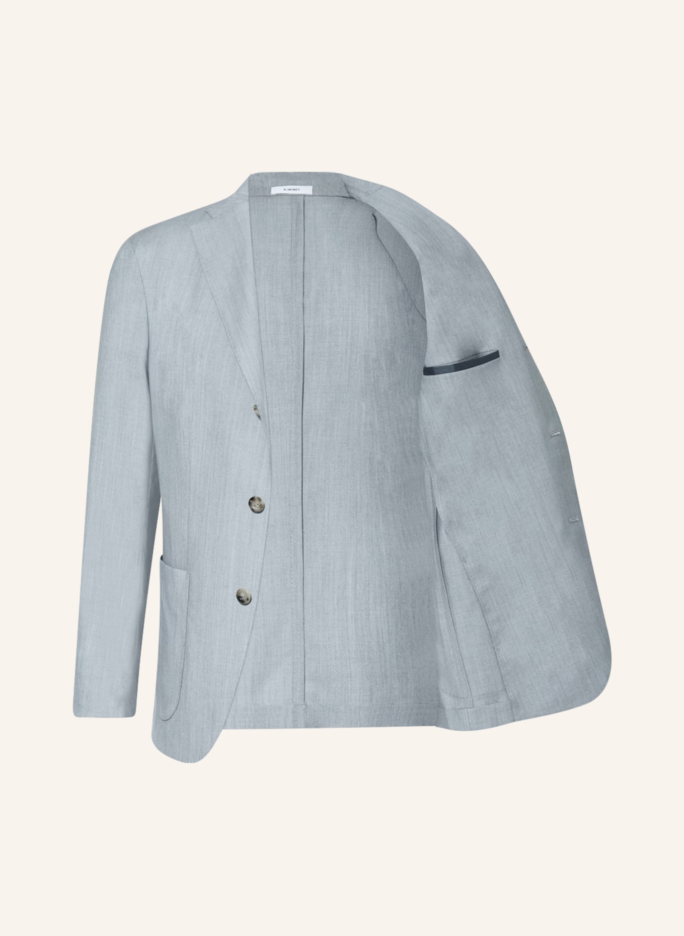BOGLIOLI Tailored jacket extra slim fit: LIGHT GRAY