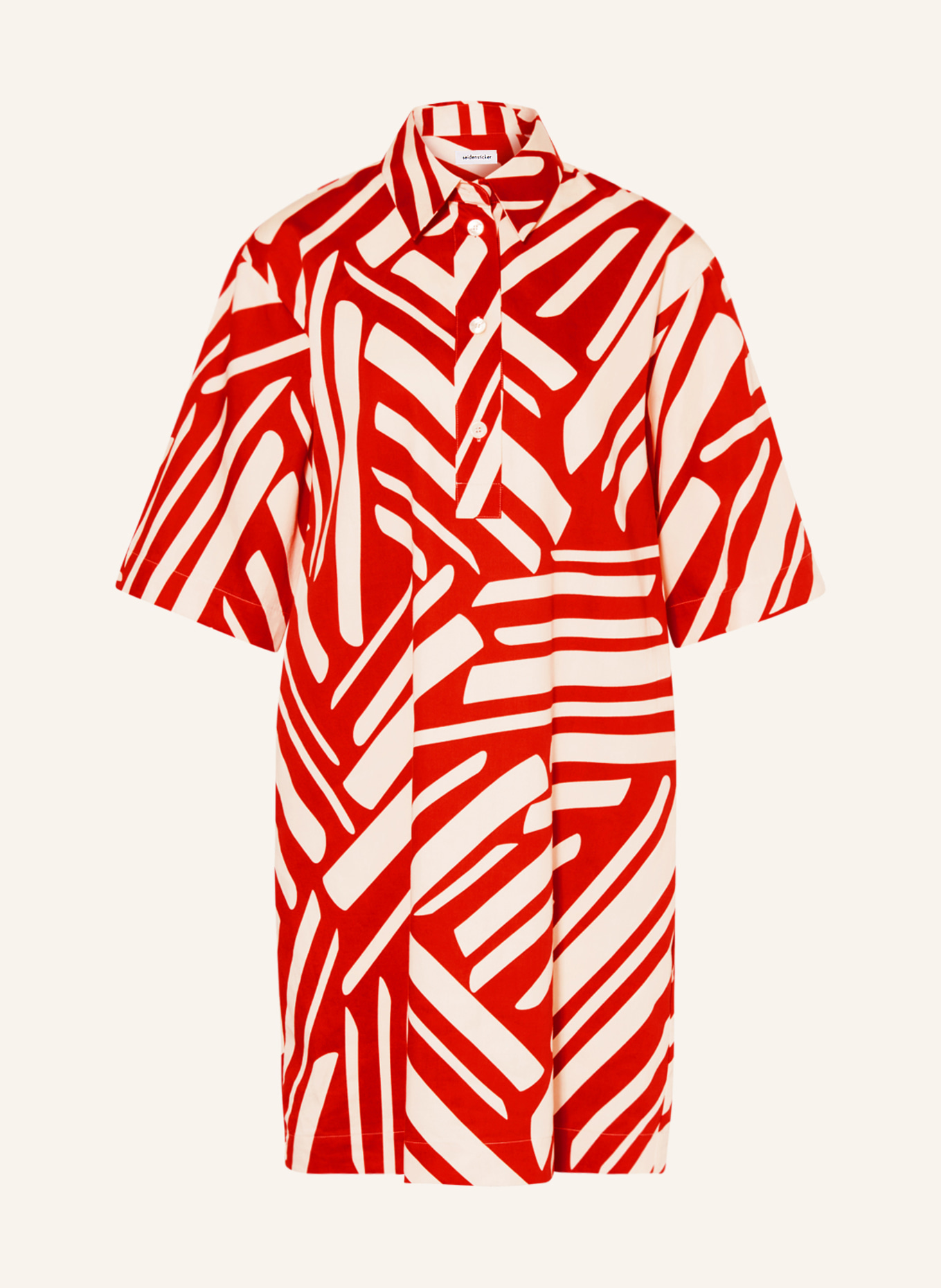 seidensticker Kleid, Farbe: ROT/ ECRU (Bild 1)