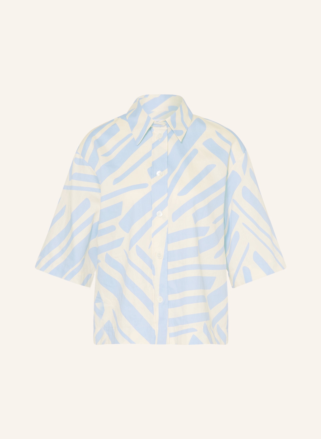 seidensticker Shirt blouse, Color: LIGHT BLUE/ CREAM (Image 1)
