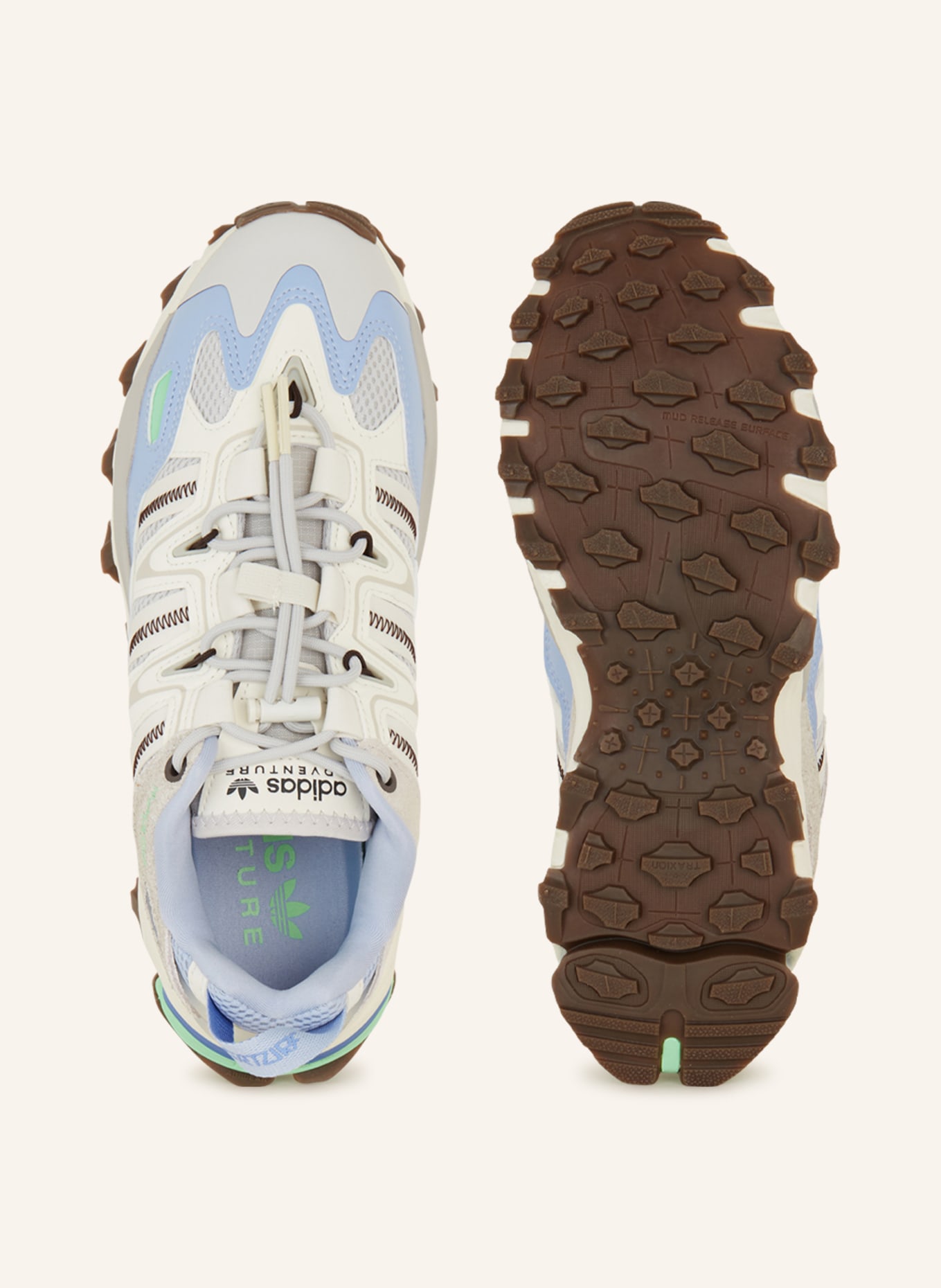 adidas Originals Sneakers HYPERTURF, Color: LIGHT BLUE/ LIGHT GRAY/ WHITE (Image 5)