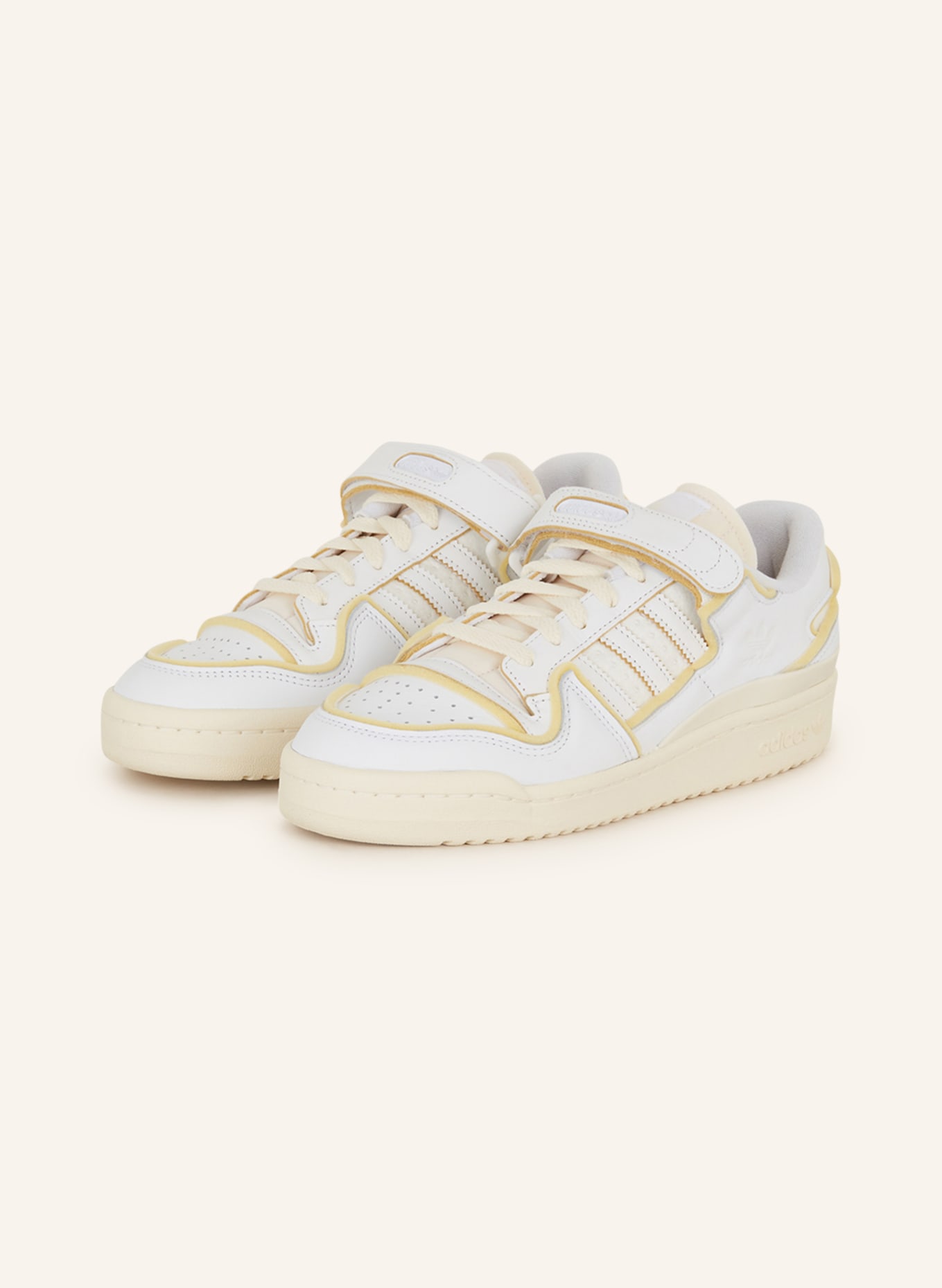 adidas Originals Sneakers FORUM 84, Color: WHITE/ LIGHT YELLOW (Image 1)