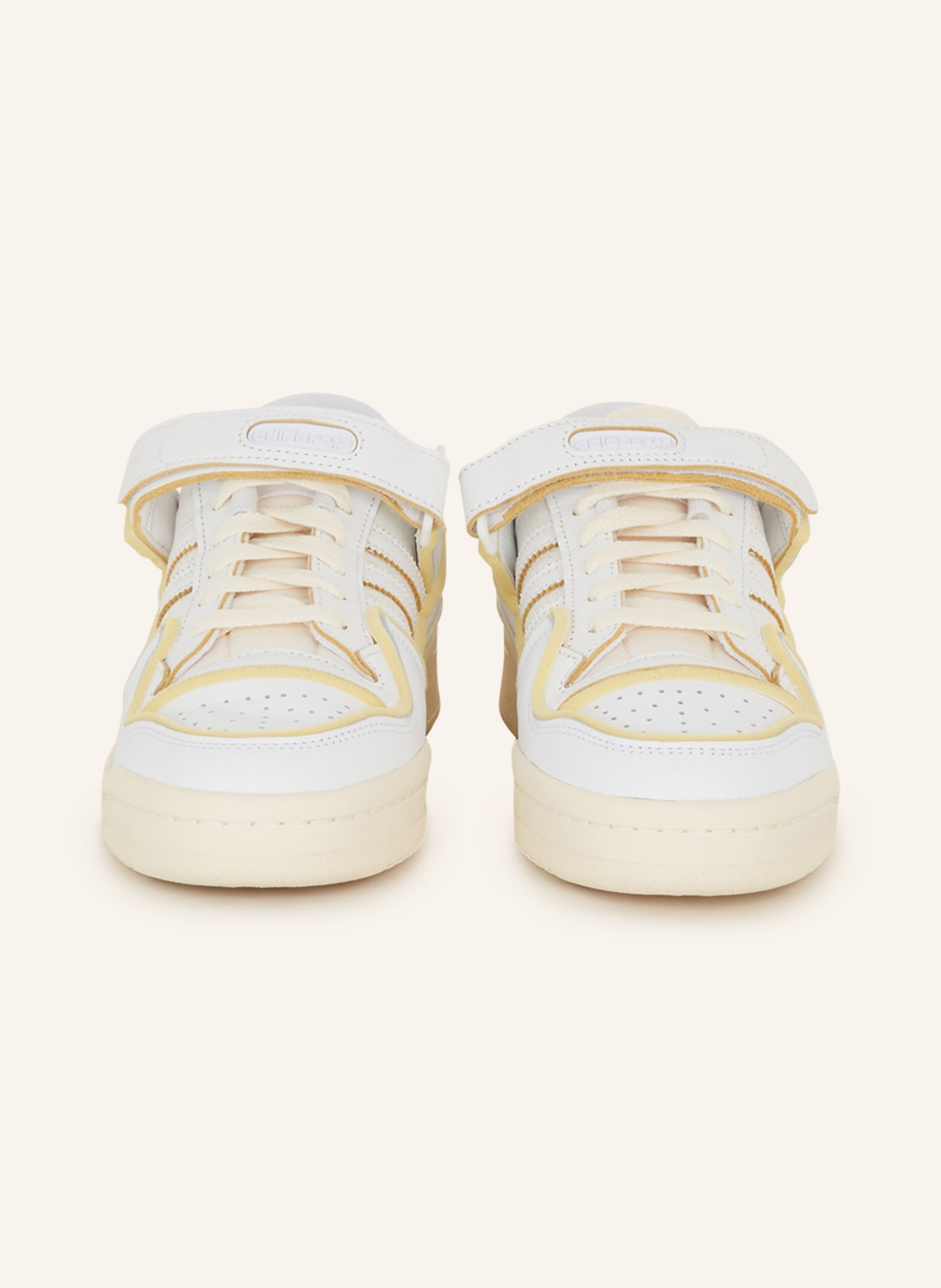 adidas Originals Sneakers FORUM 84, Color: WHITE/ LIGHT YELLOW (Image 3)