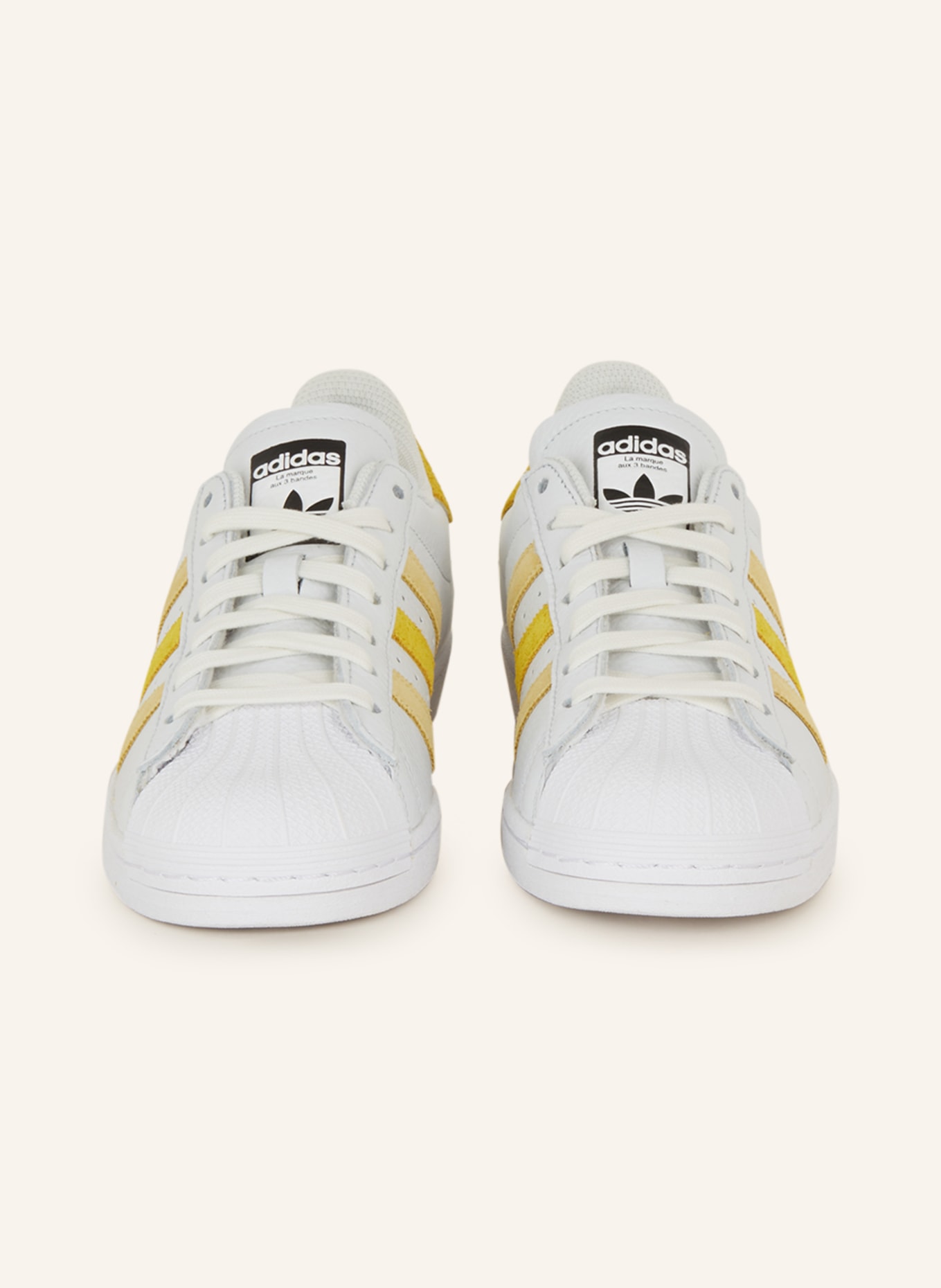 adidas Originals Sneaker SUPERSTAR W, Farbe: WEISS/ GELB (Bild 3)
