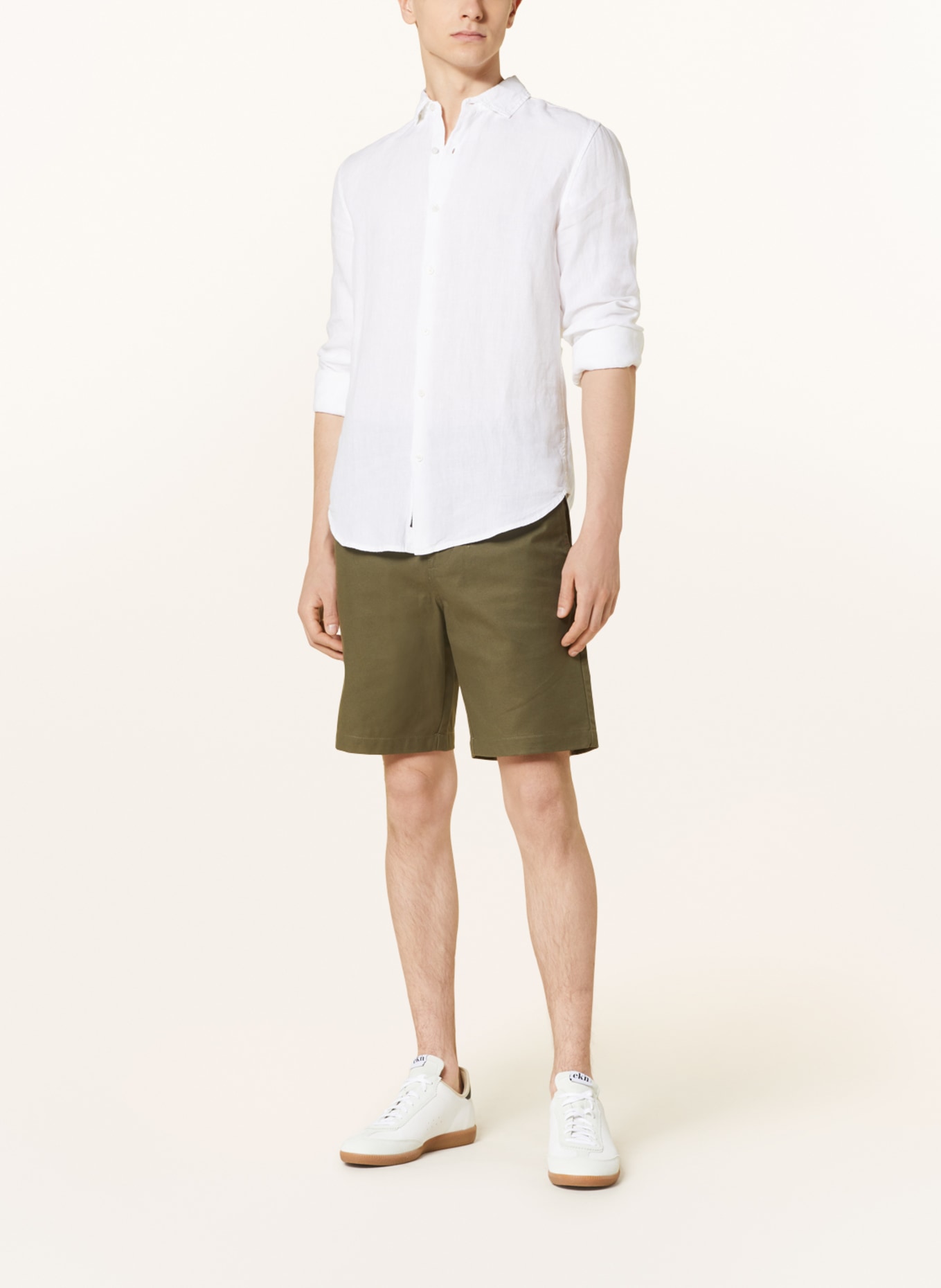 Superdry Linen shirt comfort fit, Color: WHITE (Image 2)