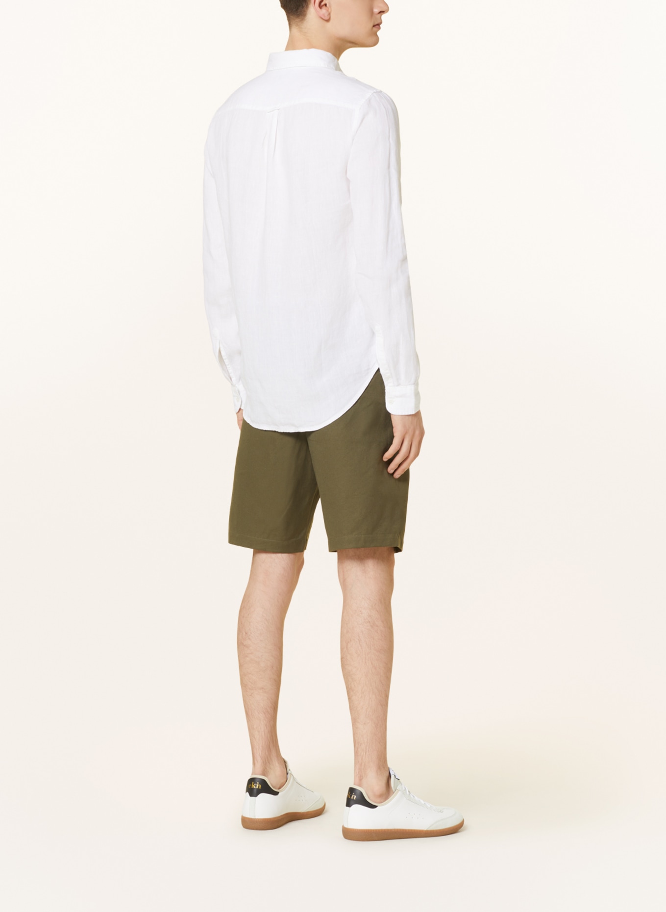 Superdry Linen shirt comfort fit, Color: WHITE (Image 3)
