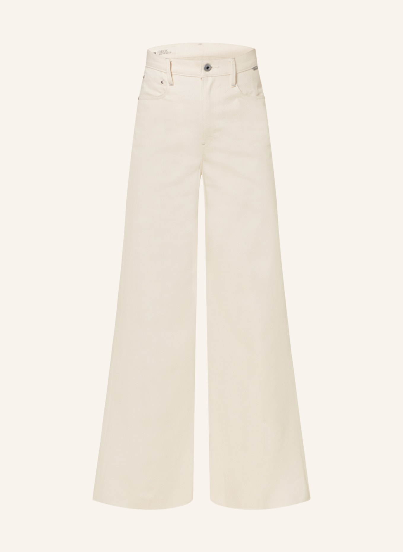 G-Star RAW Flared Jeans DECK, Farbe: 159 ecru (Bild 1)