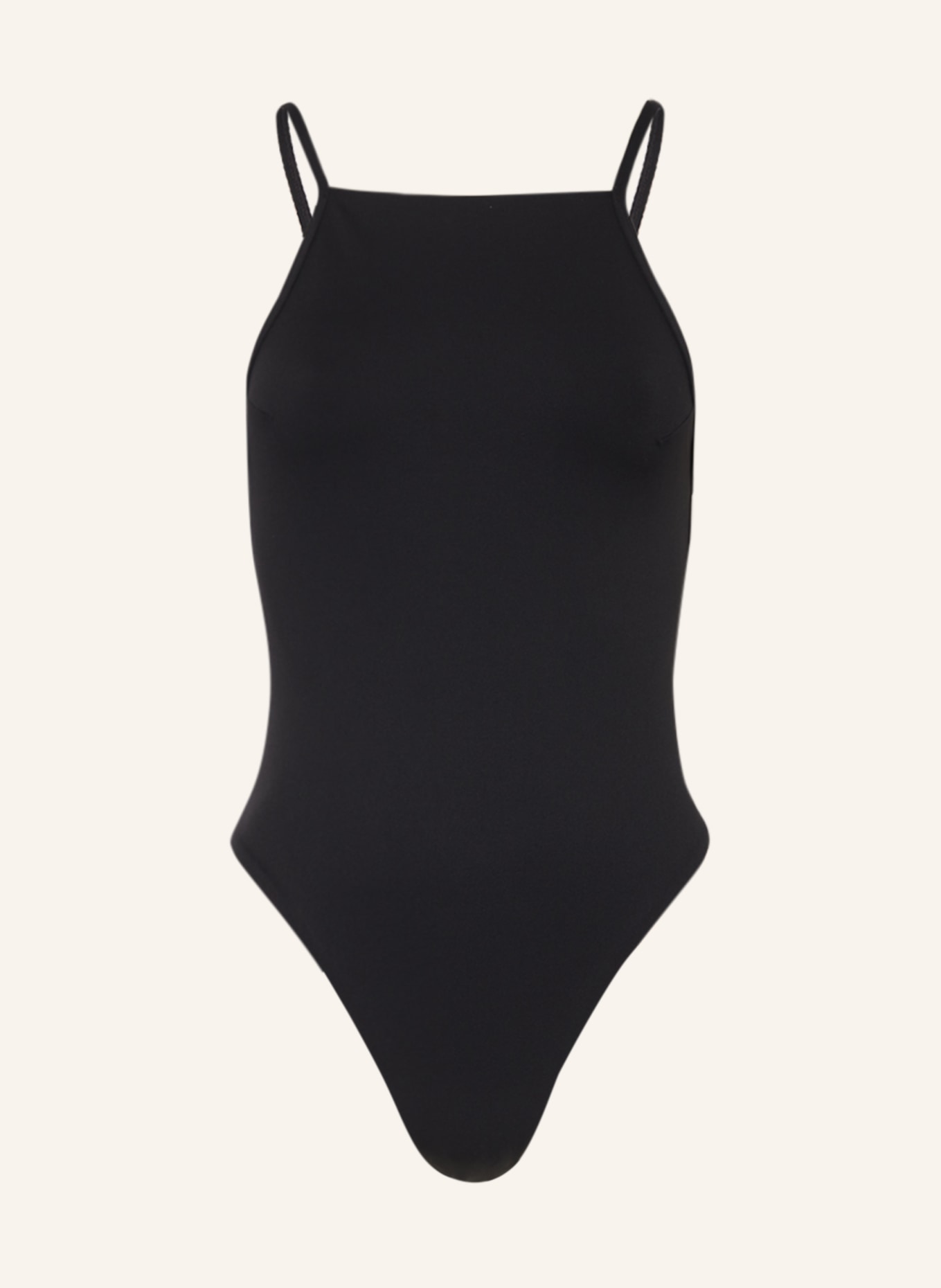 EMPORIO ARMANI High-neck swimsuit, Color: BLACK (Image 1)