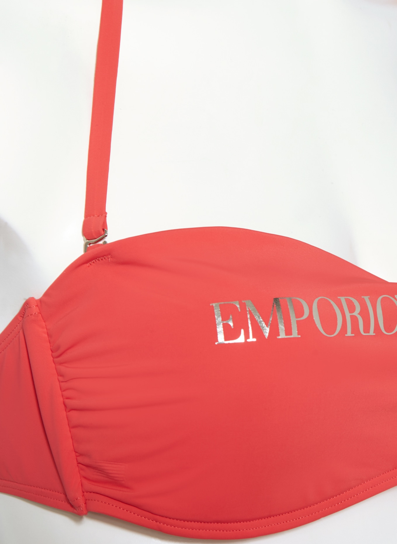 EMPORIO ARMANI Bikini bandeau, Kolor: ŁOSOSIOWY (Obrazek 5)