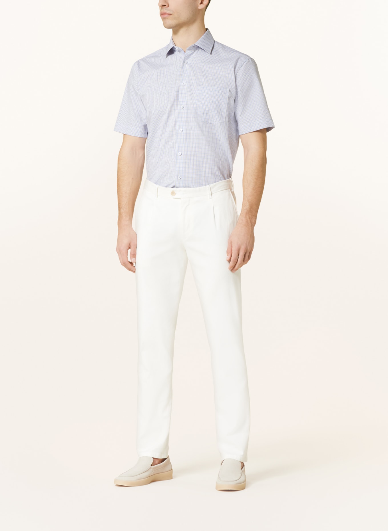 seidensticker Short sleeve shirt regular fit, Color: LIGHT BLUE (Image 2)