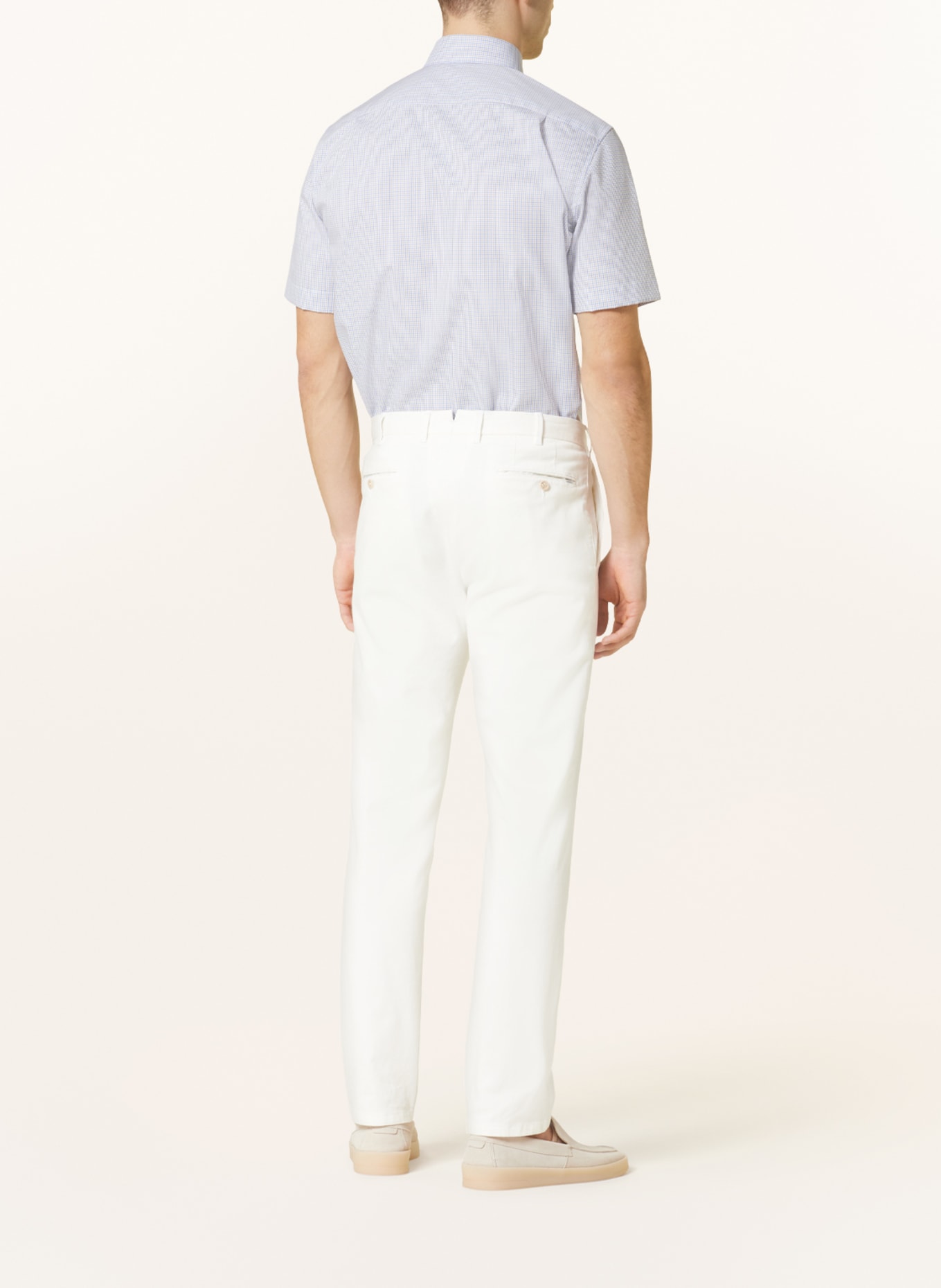 seidensticker Kurzarm-Hemd Regular Fit, Farbe: HELLBLAU (Bild 3)