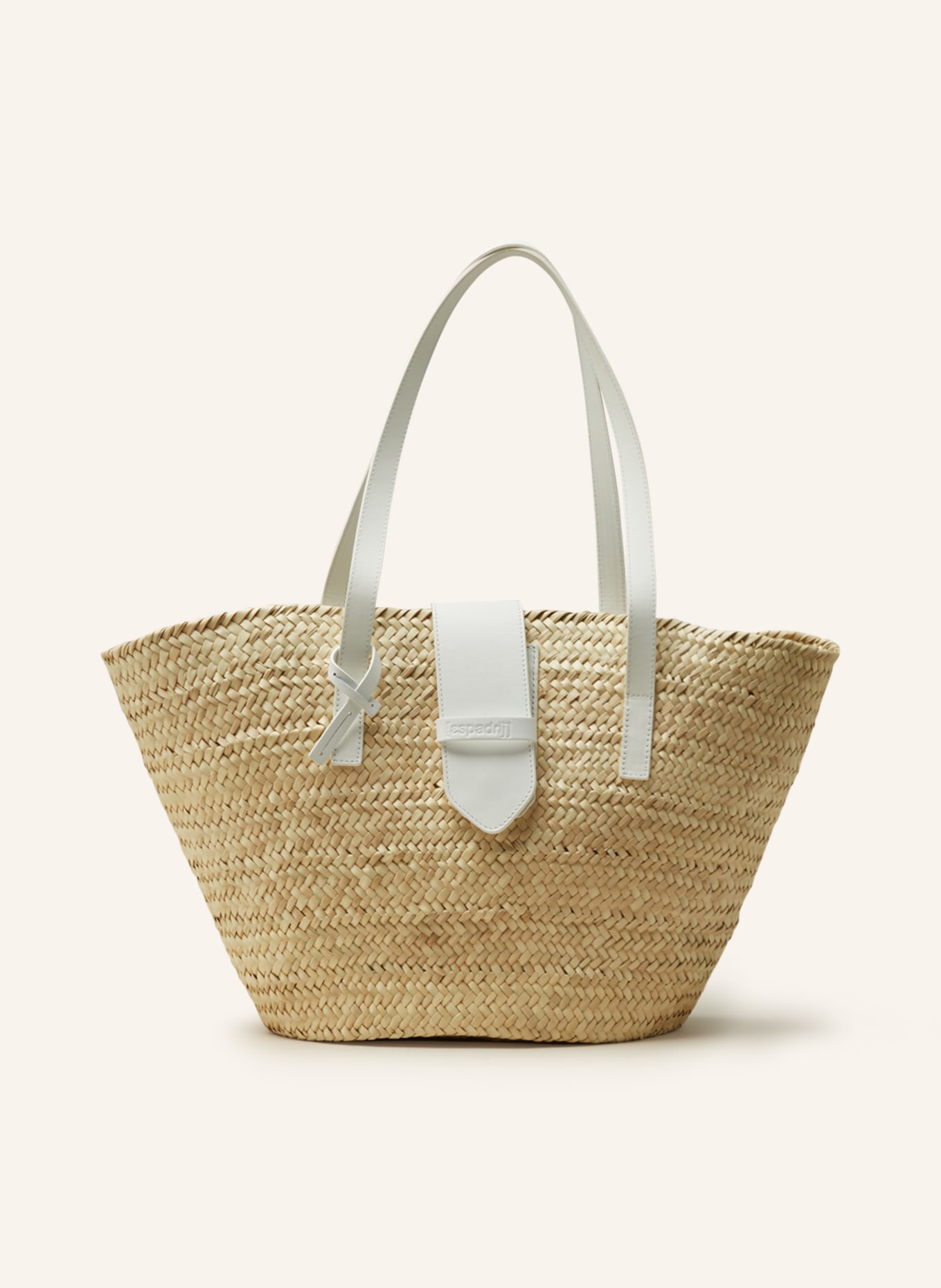 espadrij l'originale Beach bag, Color: LIGHT BROWN/ WHITE (Image 1)