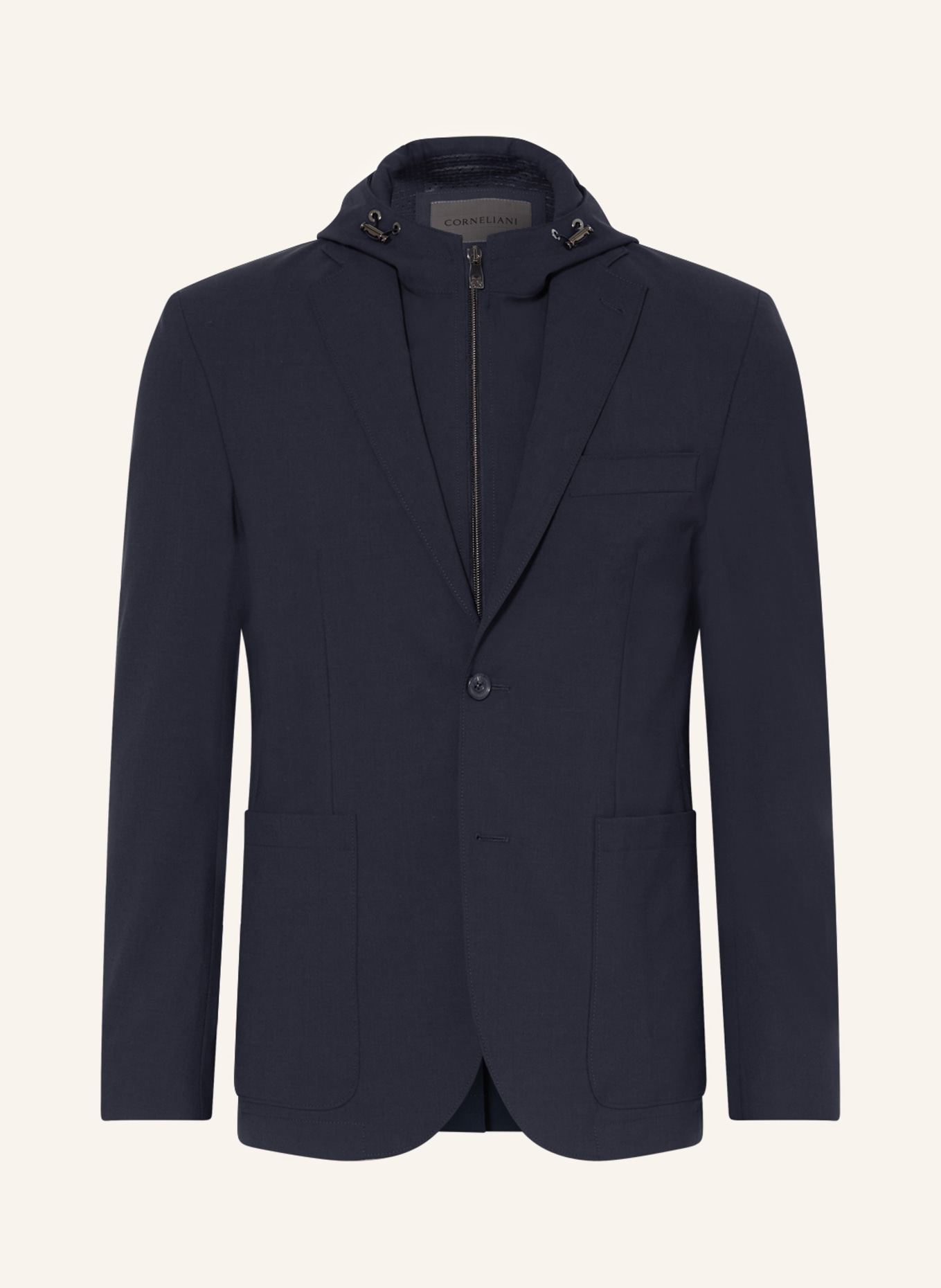 CORNELIANI 2-in-1 jacket extra slim fit, Color: 001 NAVY (Image 1)