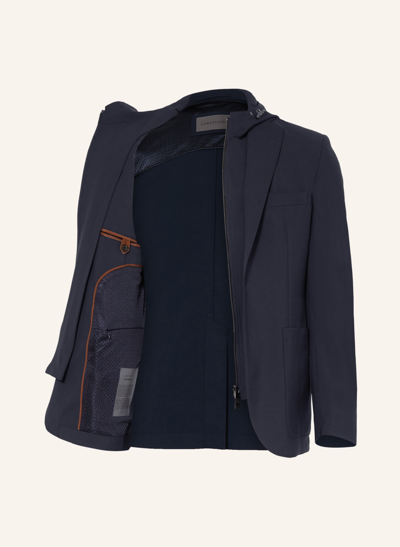 CORNELIANI 2-in-1 jacket extra slim fit, Color: 001 NAVY (Image 5)