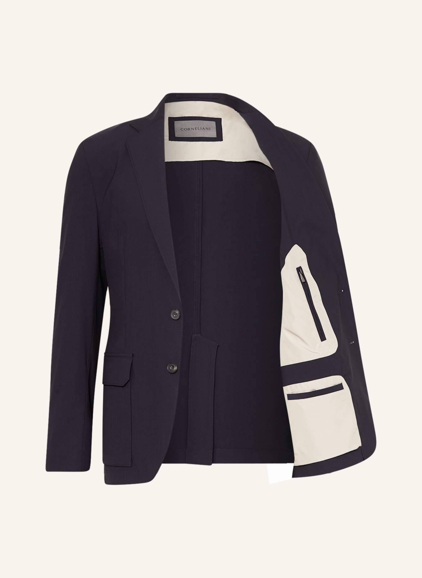 CORNELIANI Tailored jacket slim fit, Color: DARK BLUE (Image 4)