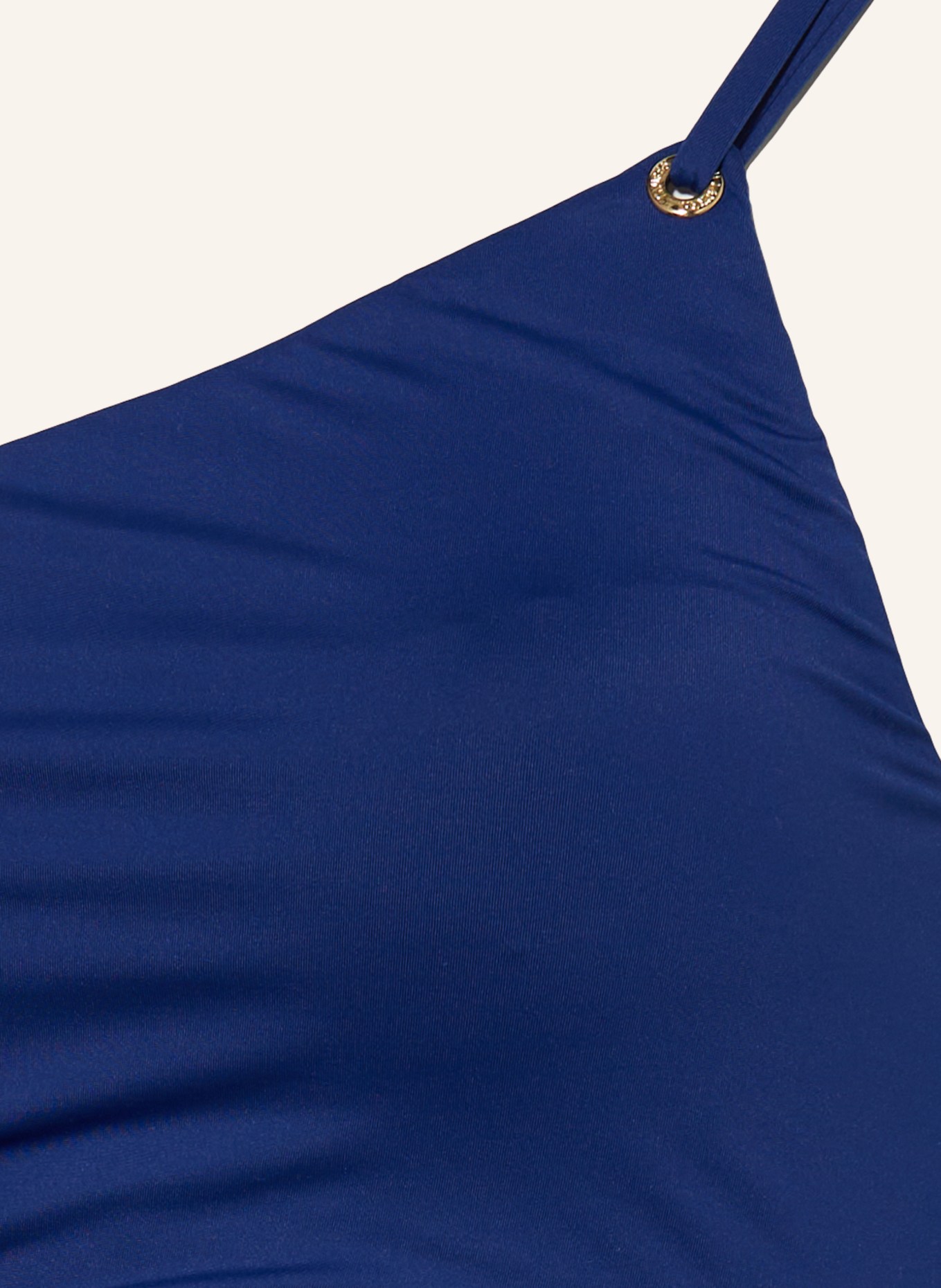 LAUREN RALPH LAUREN One-shoulder swimsuit BEACH CLUB SOLIDS, Color: BLUE (Image 4)
