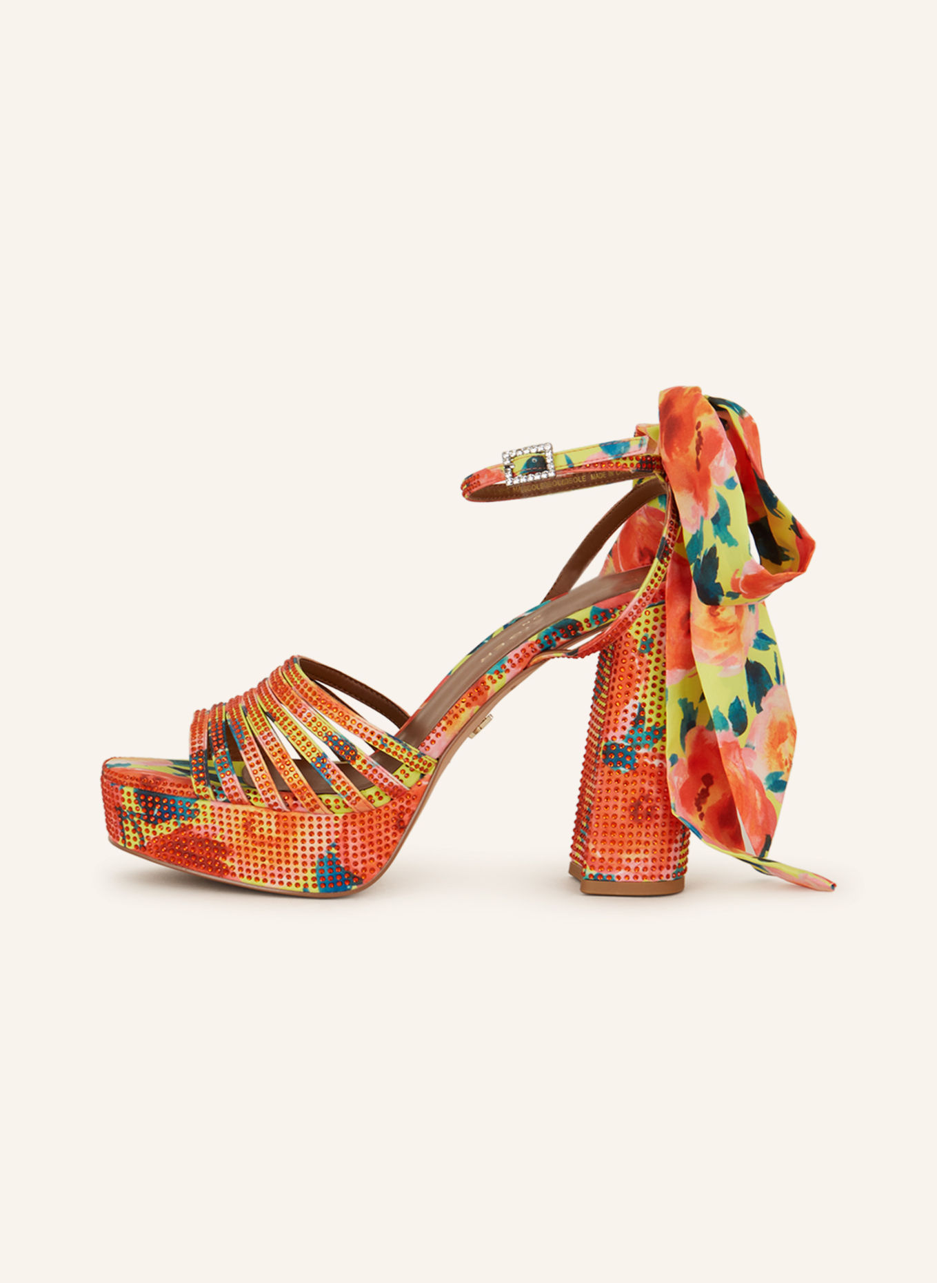 KURT GEIGER Platform sandals PIERRA, Color: ORANGE/ YELLOW/ GREEN (Image 4)