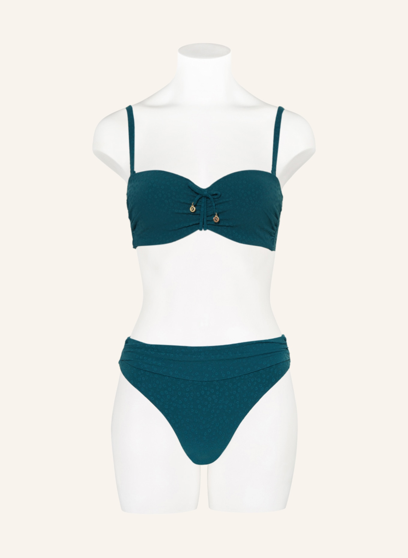 CYELL Basic bikini bottoms FLORA TEAL, Color: TEAL (Image 2)