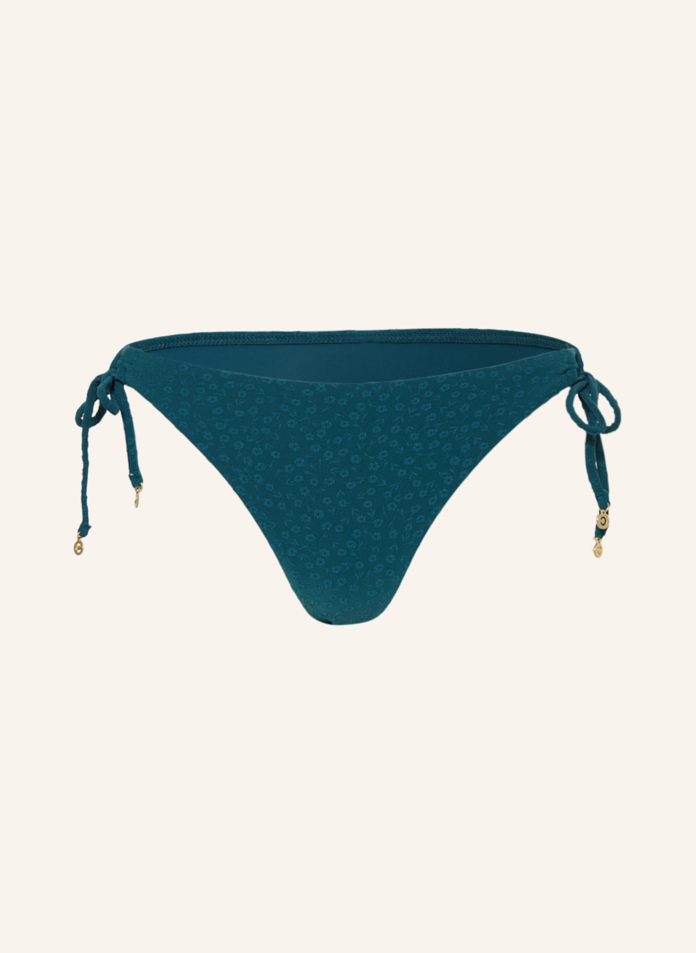 CYELL Triangel-Bikini-Hose FLORA TEAL, Farbe: PETROL (Bild 1)