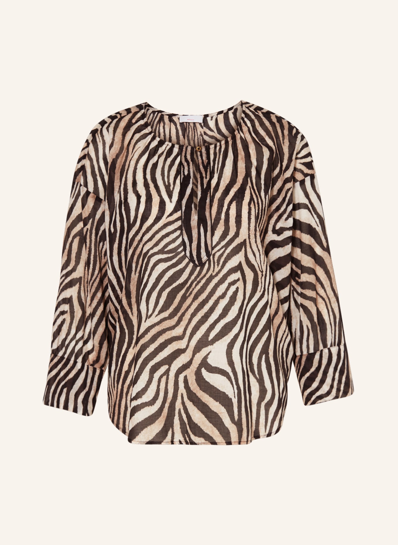 CINQUE Shirt blouse CIPAOLO, Color: BLACK/ BROWN (Image 1)