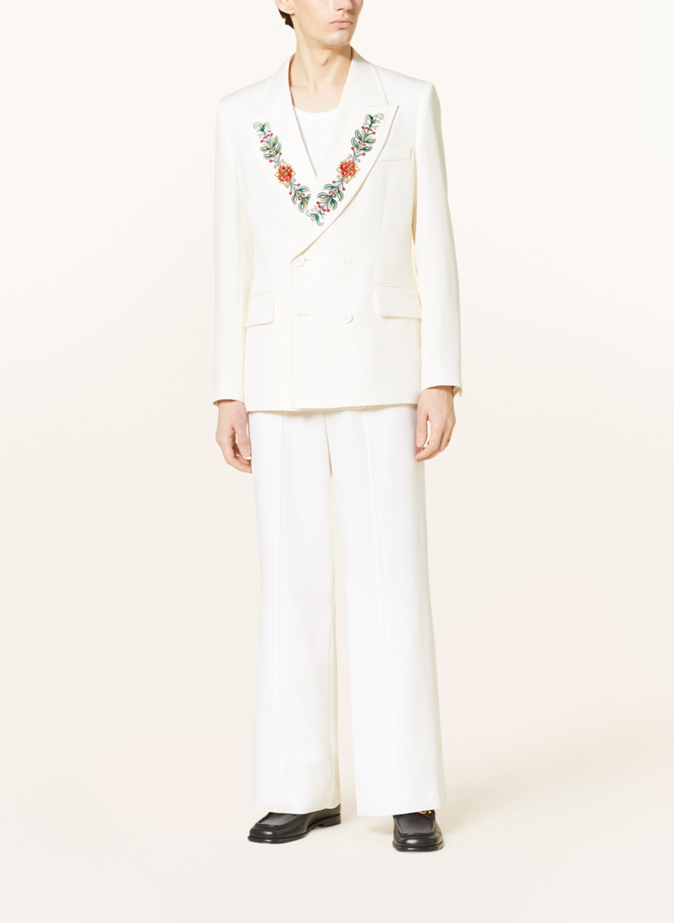 Casablanca Spodnie garniturowe regular fit, Kolor: WHITE (Obrazek 2)
