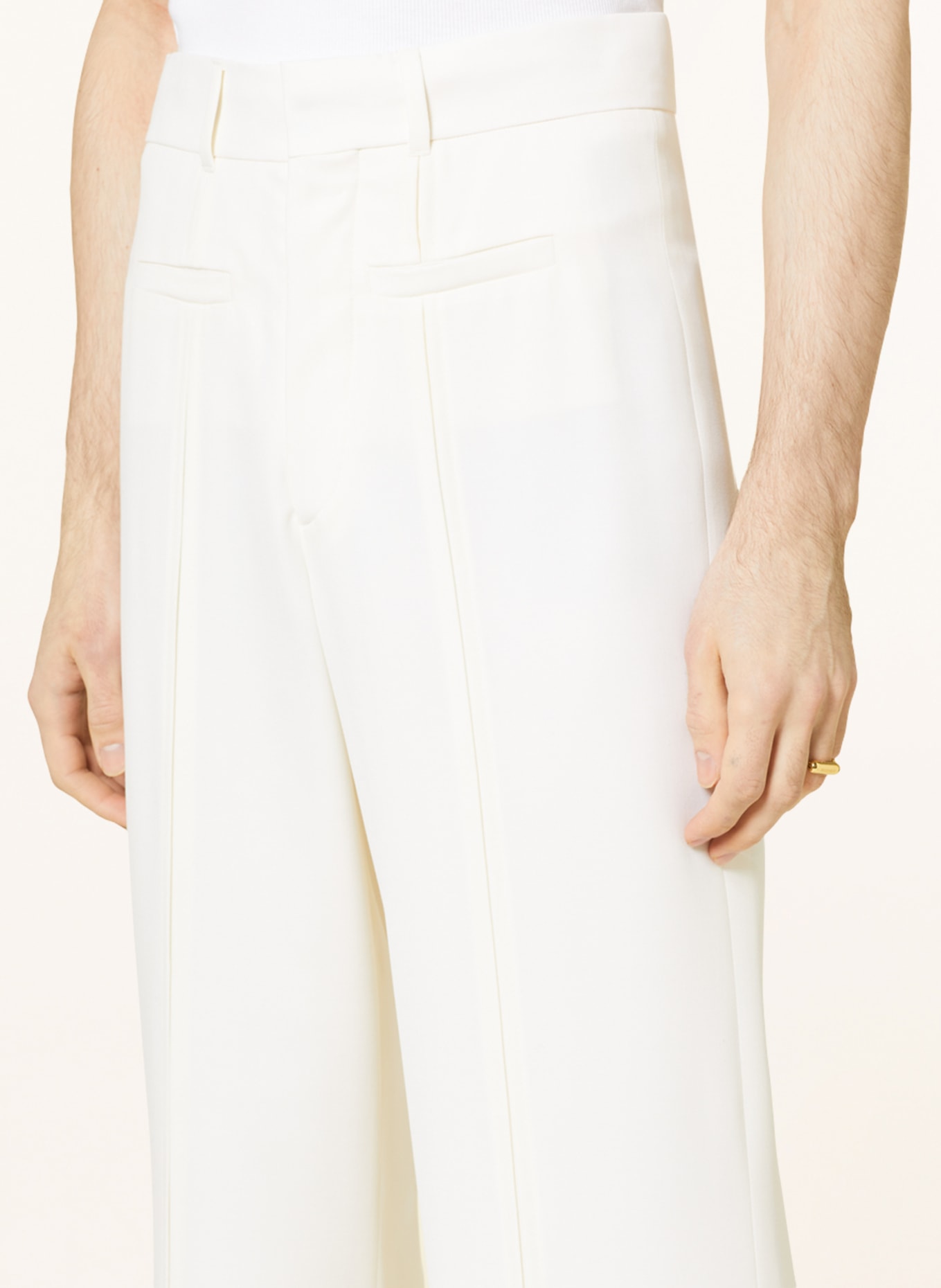 Casablanca Spodnie garniturowe regular fit, Kolor: WHITE (Obrazek 6)