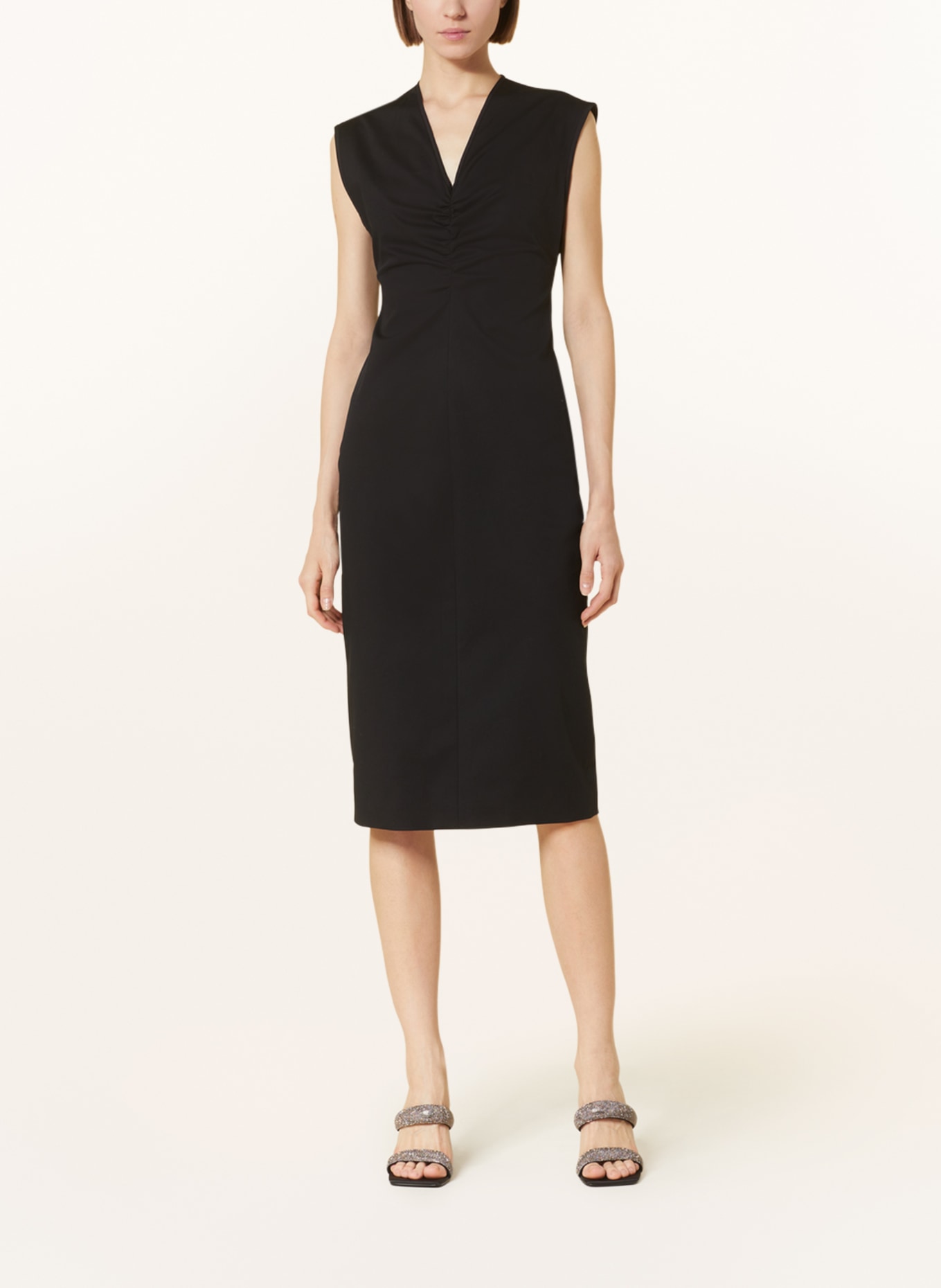 MaxMara STUDIO Sheath dress ZUM, Color: BLACK (Image 2)