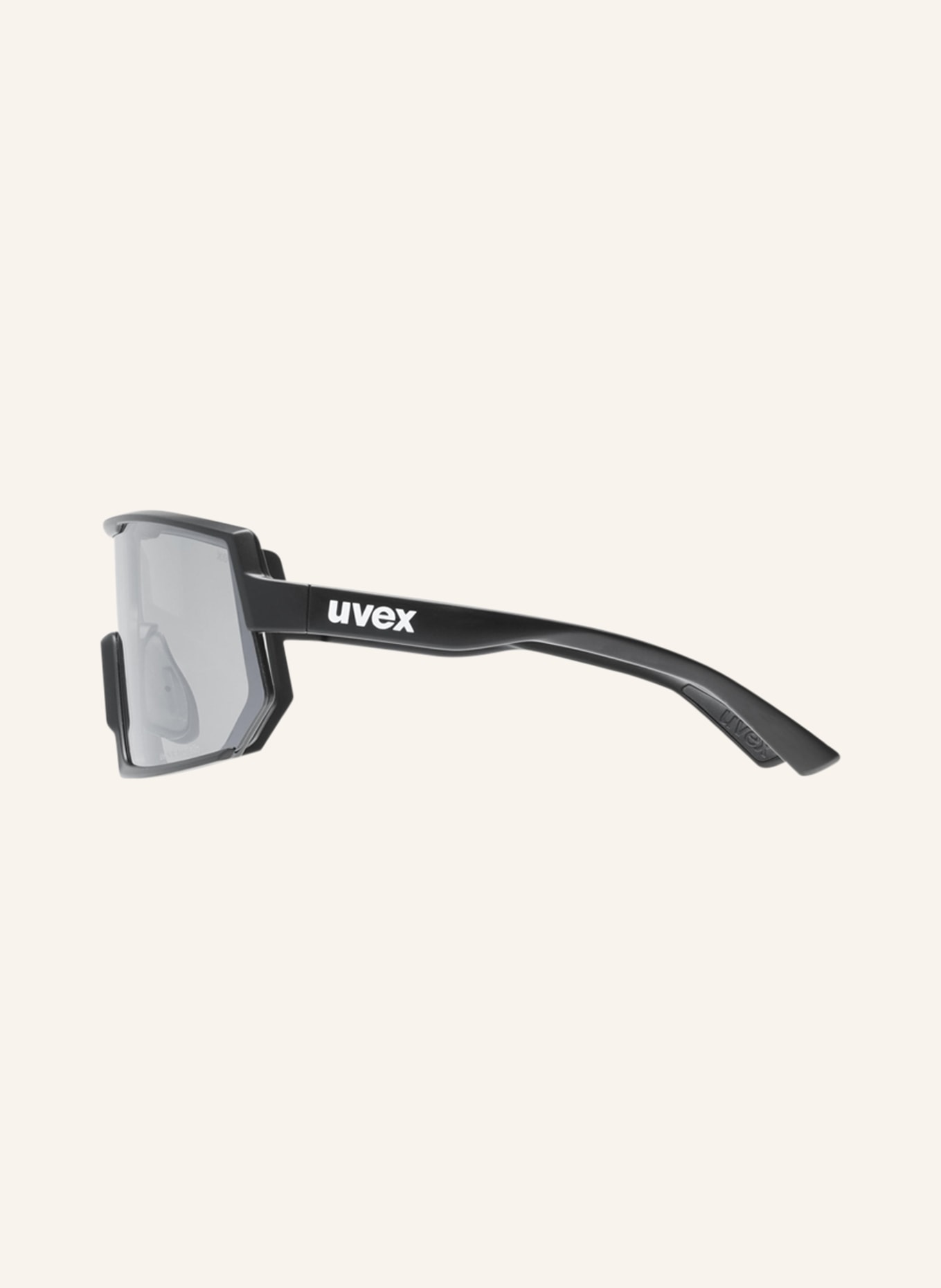 uvex Cycling glasses SPORTSTYLE 235 V, Color: 00138 - MATTE BLACK/TRANSPARENT (Image 3)
