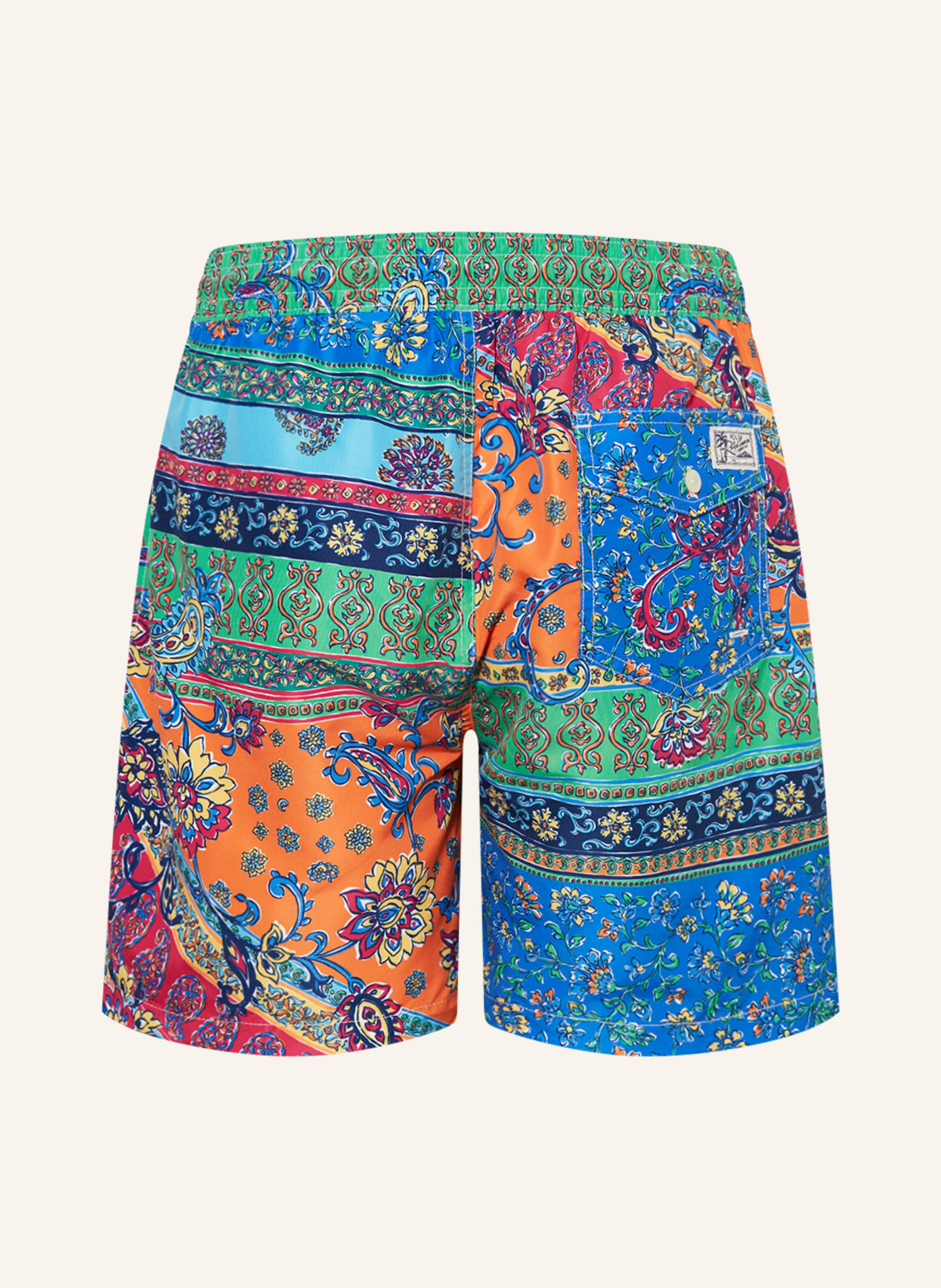 POLO RALPH LAUREN Swim shorts, Color: ORANGE/ GREEN/ BLUE (Image 2)