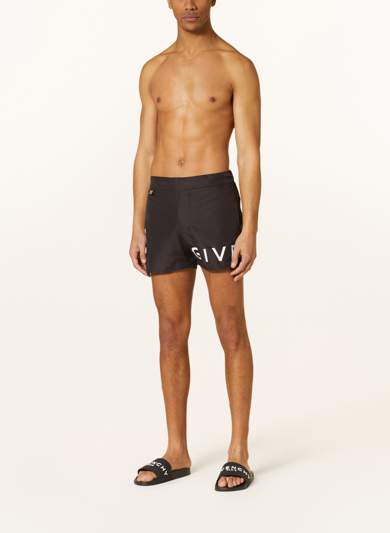 GIVENCHY Swim shorts , Color: BLACK/ WHITE (Image 2)