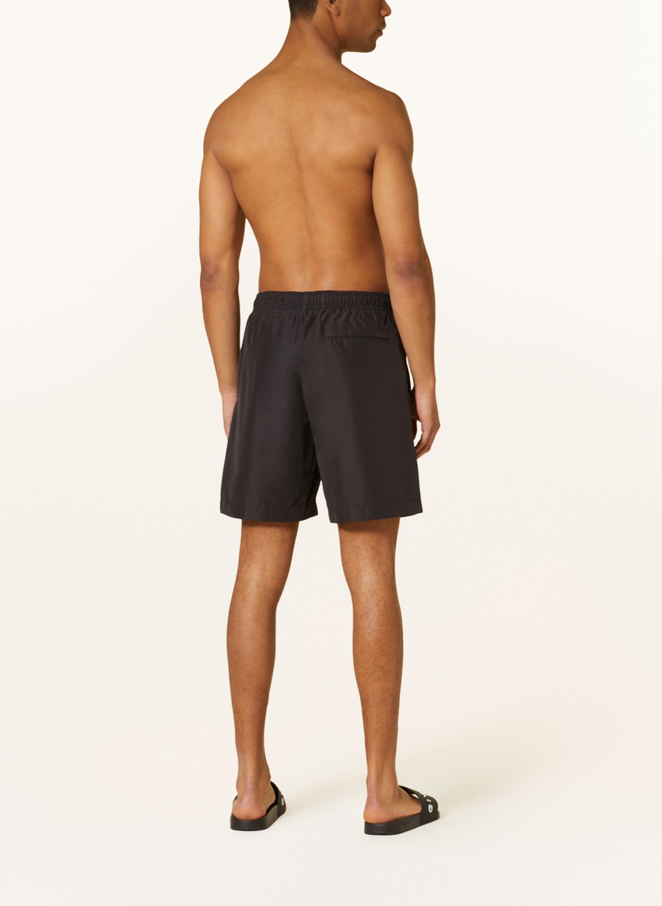 GIVENCHY Swim shorts ARCHED WORLDMARK , Color: BLACK (Image 3)