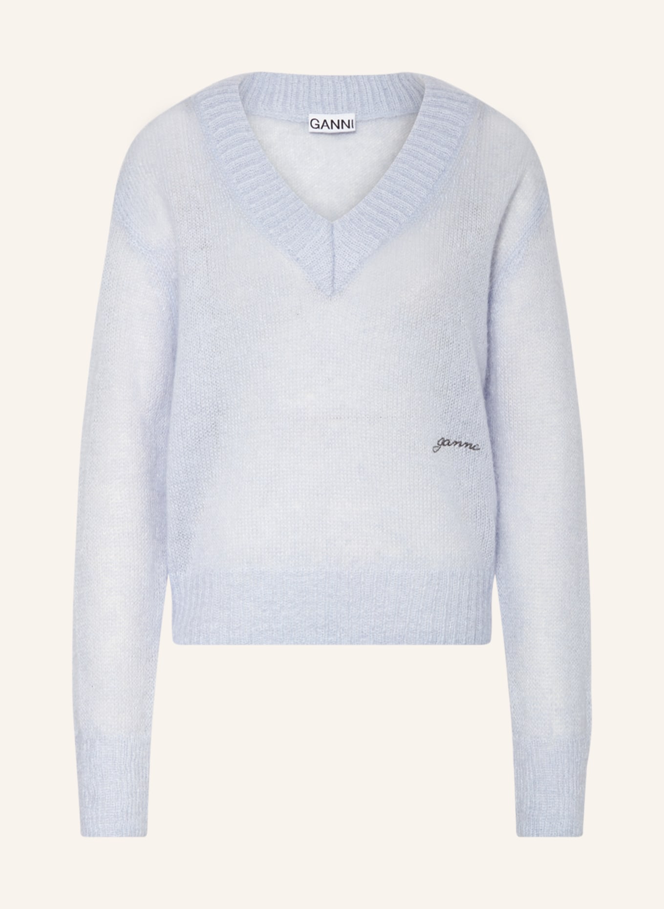 GANNI Sweater, Color: LIGHT BLUE (Image 1)
