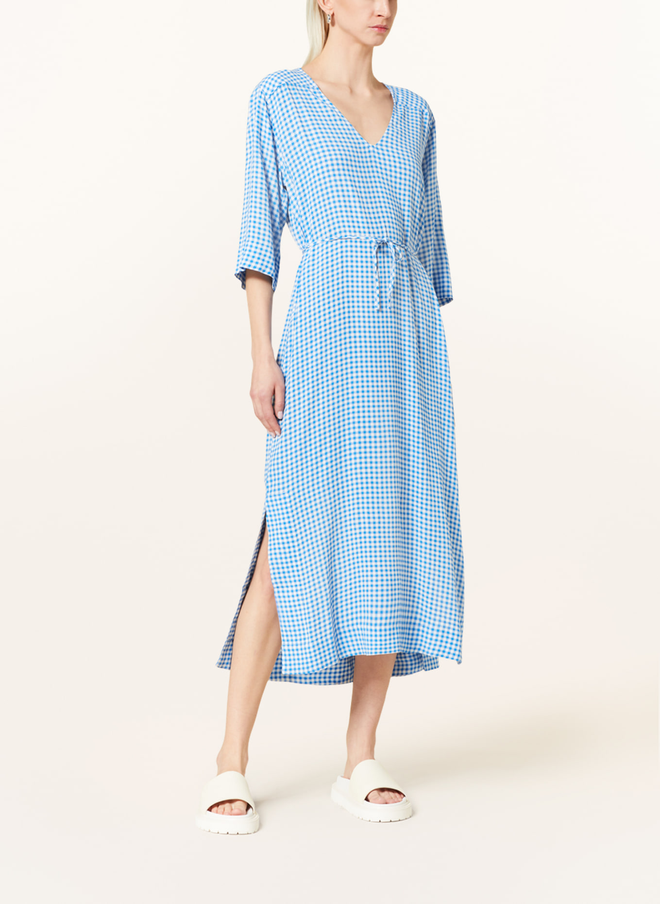 GANNI Dress, Color: BLUE/ WHITE (Image 2)