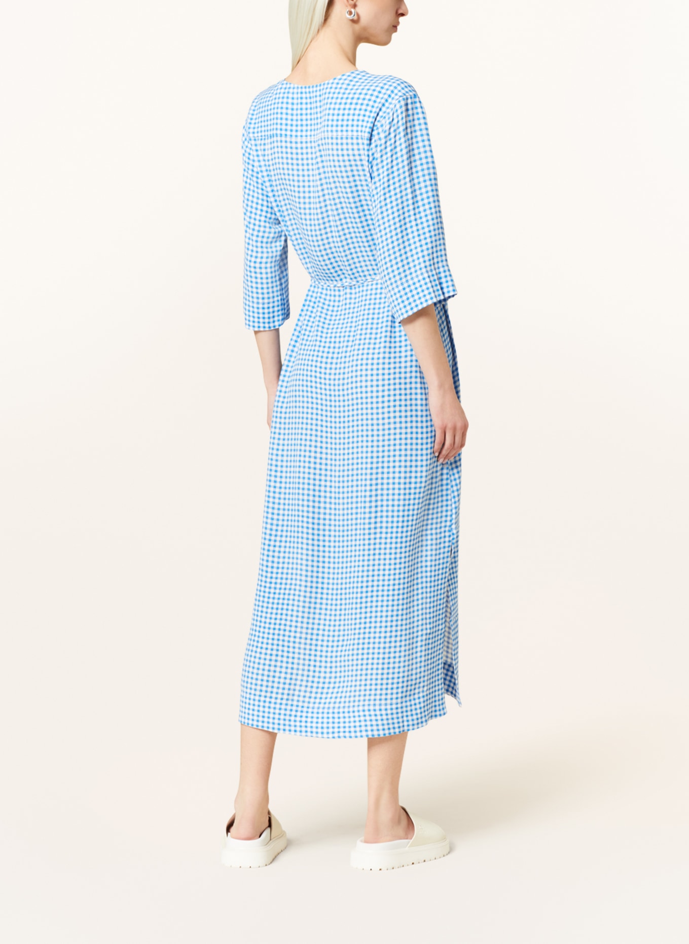 GANNI Dress, Color: BLUE/ WHITE (Image 3)