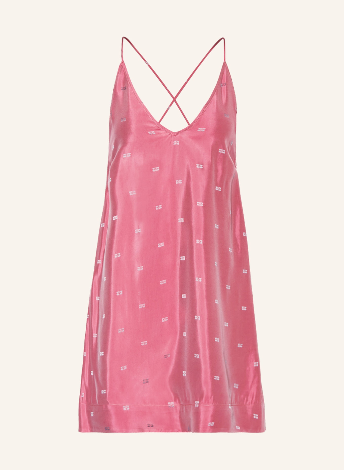 GANNI Kleid, Farbe: FUCHSIA/ GRAU (Bild 1)