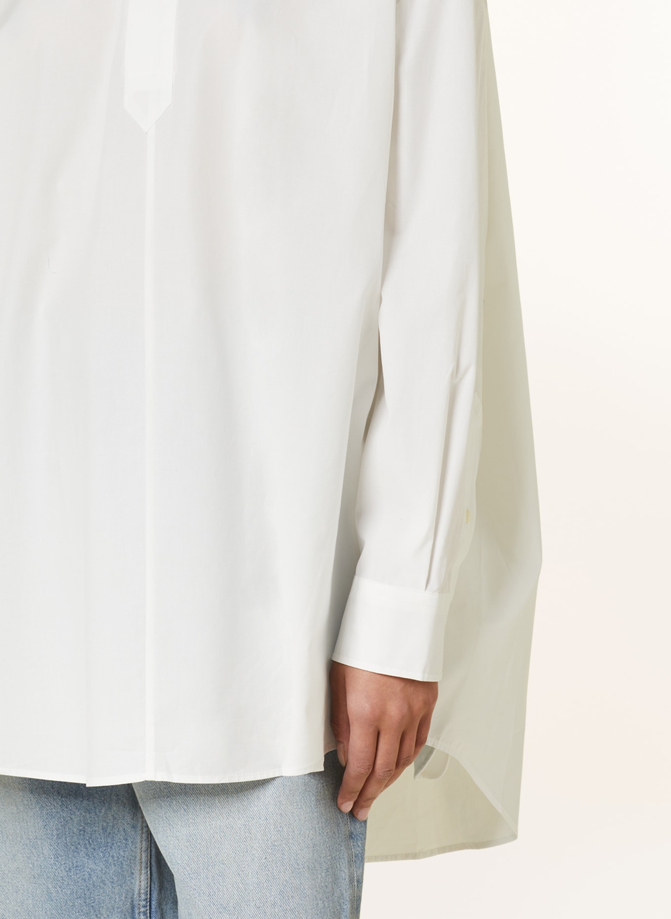 AMI PARIS Oversized shirt blouse, Color: WHITE (Image 4)