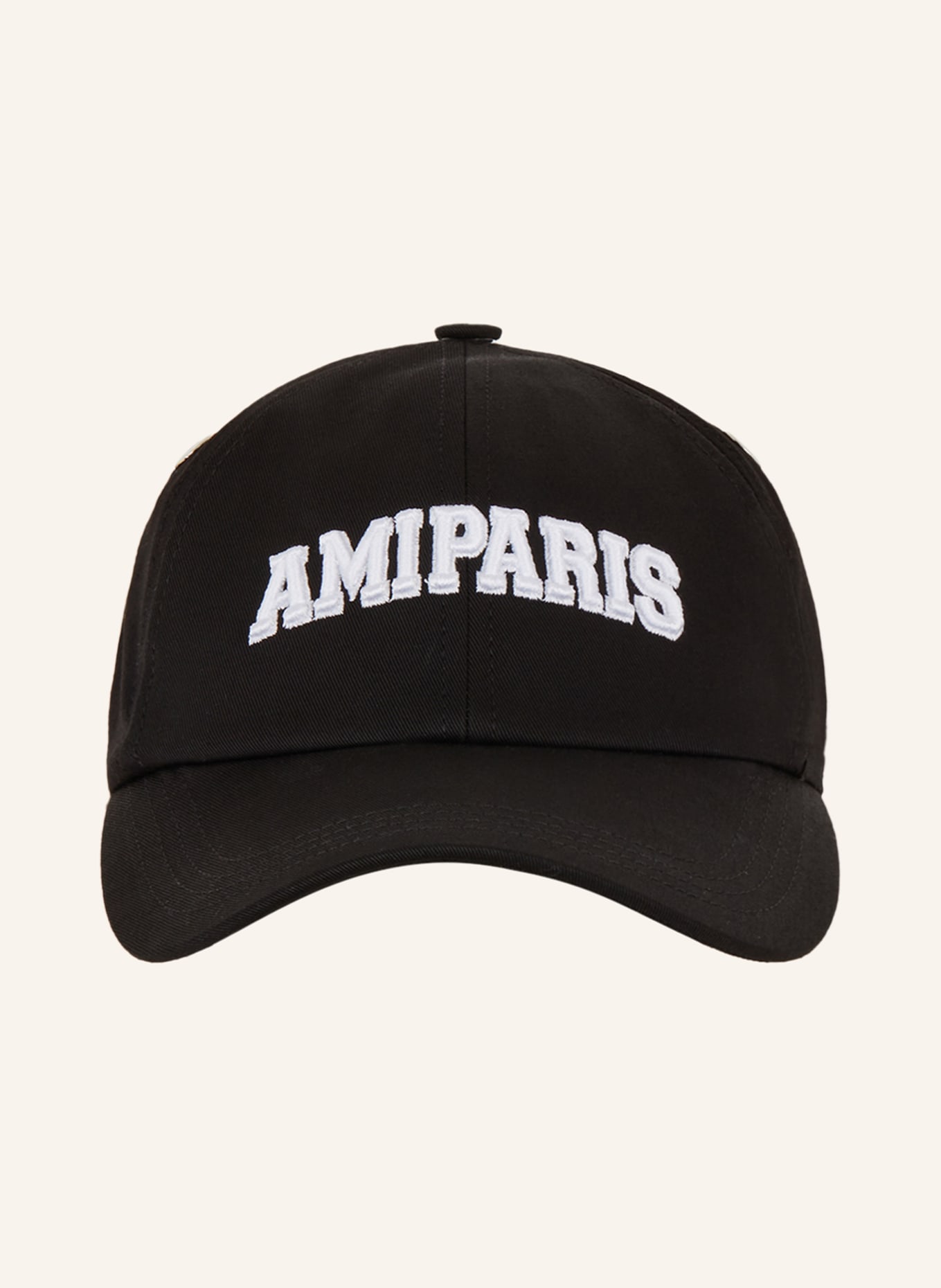 AMI PARIS Cap, Color: BLACK/ WHITE (Image 2)