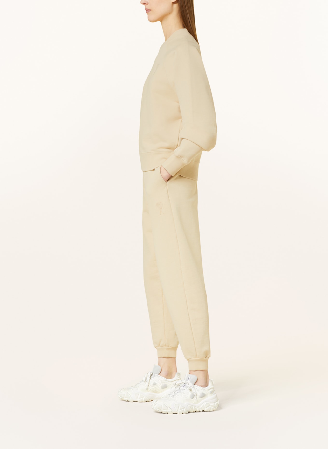 AMI PARIS Sweatpants, Farbe: BEIGE (Bild 4)