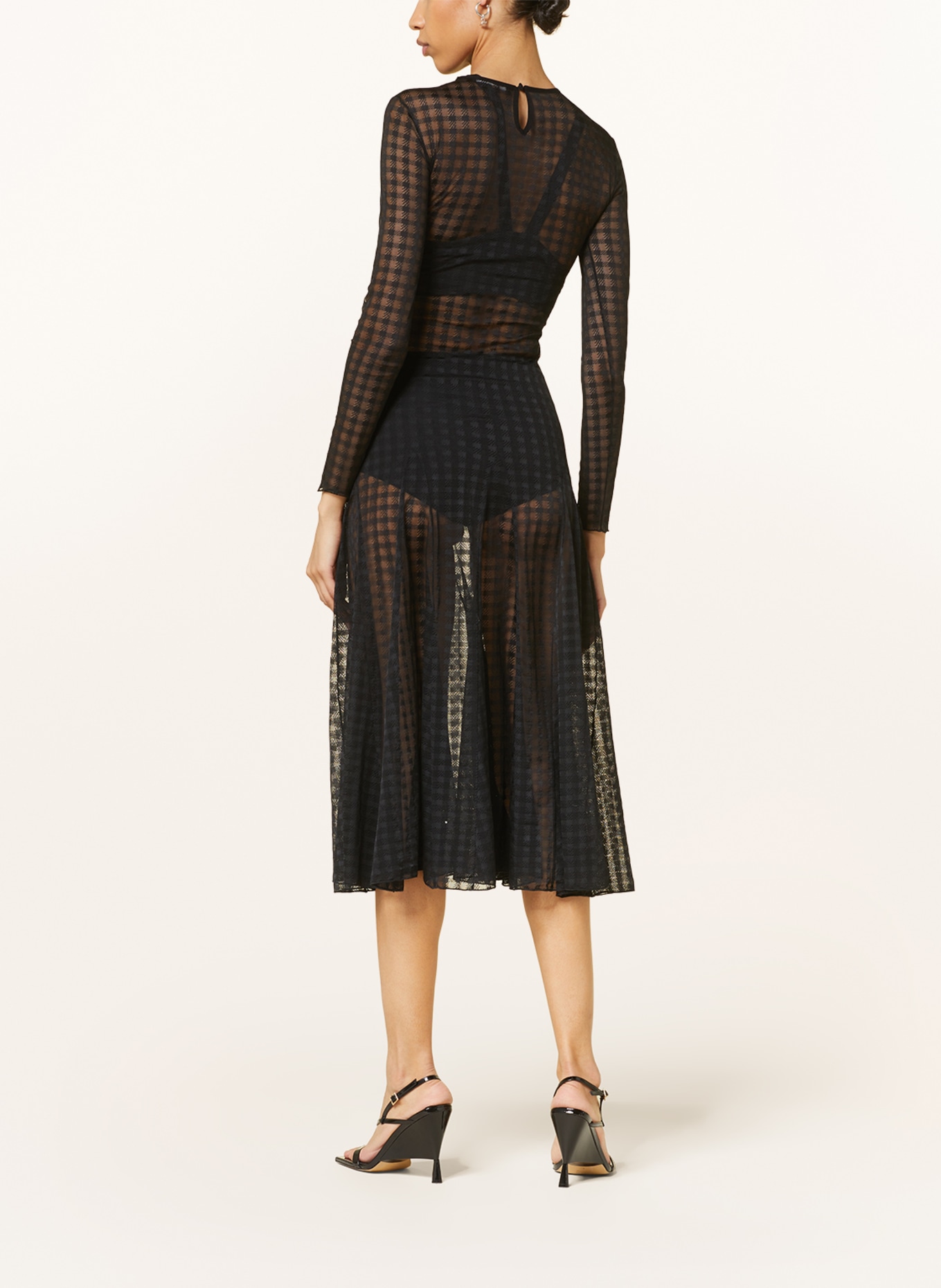 AMI PARIS Lace dress, Color: BLACK (Image 3)