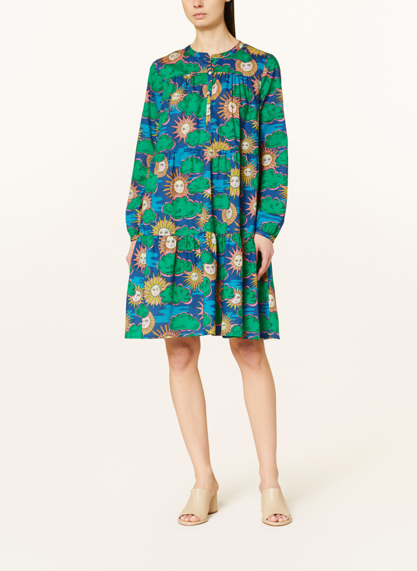 ROBERT FRIEDMAN Dress ELVIRA, Color: GREEN/ PINK/ YELLOW (Image 2)