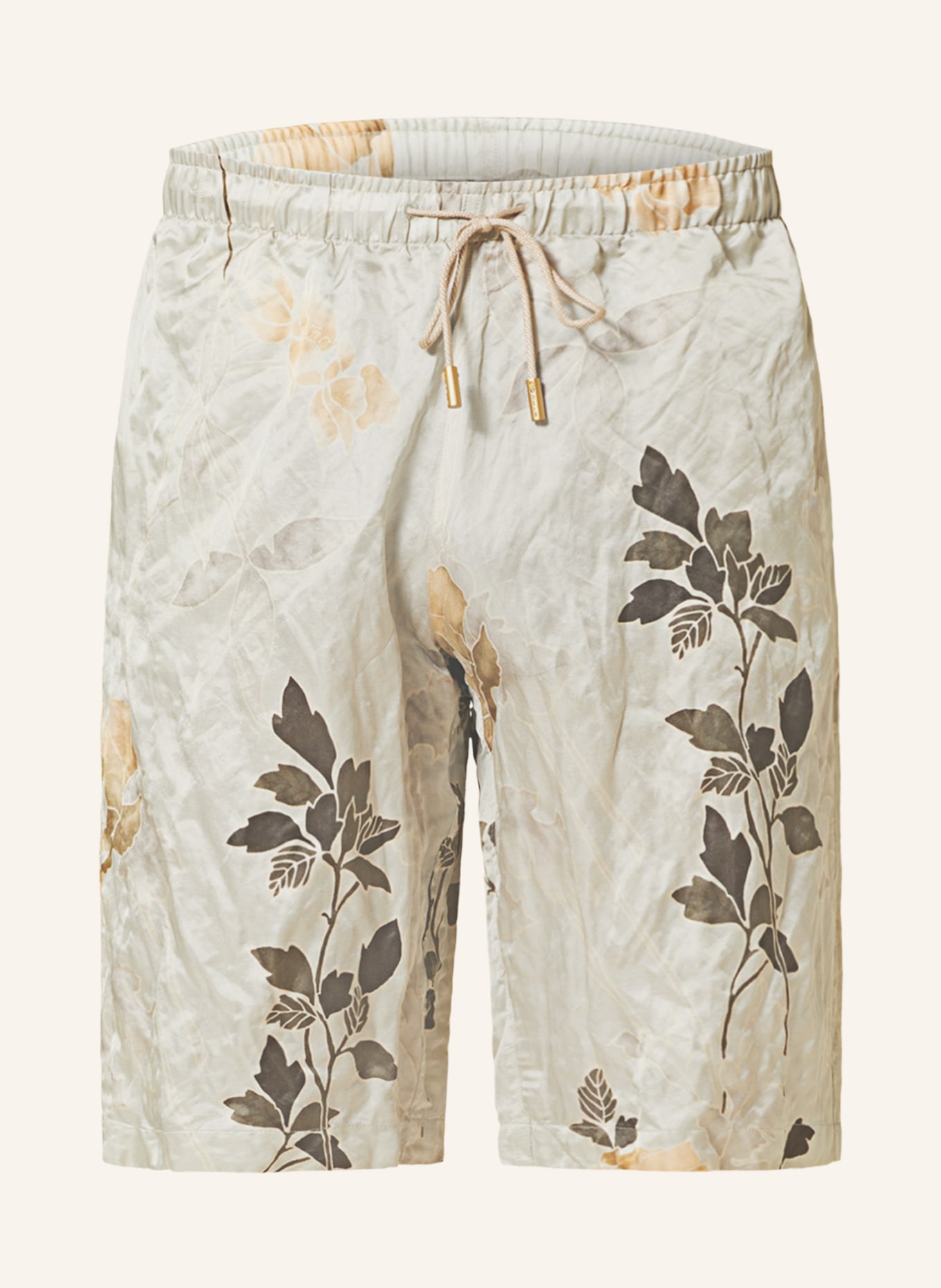 ETRO Shorts, Color: BEIGE/ DARK GREEN (Image 1)