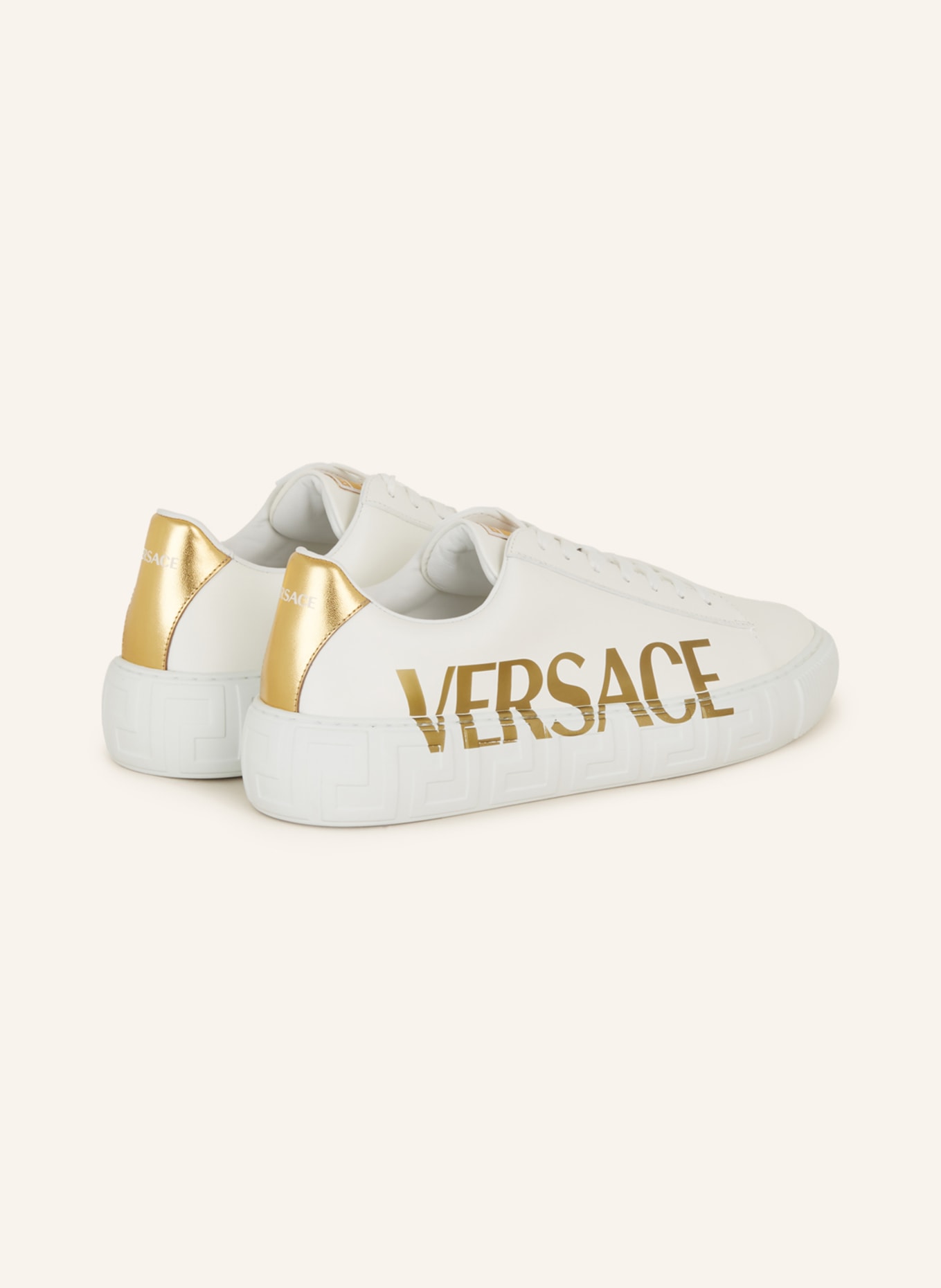 VERSACE Sneakers GRECA, Color: WHITE/ GOLD (Image 2)