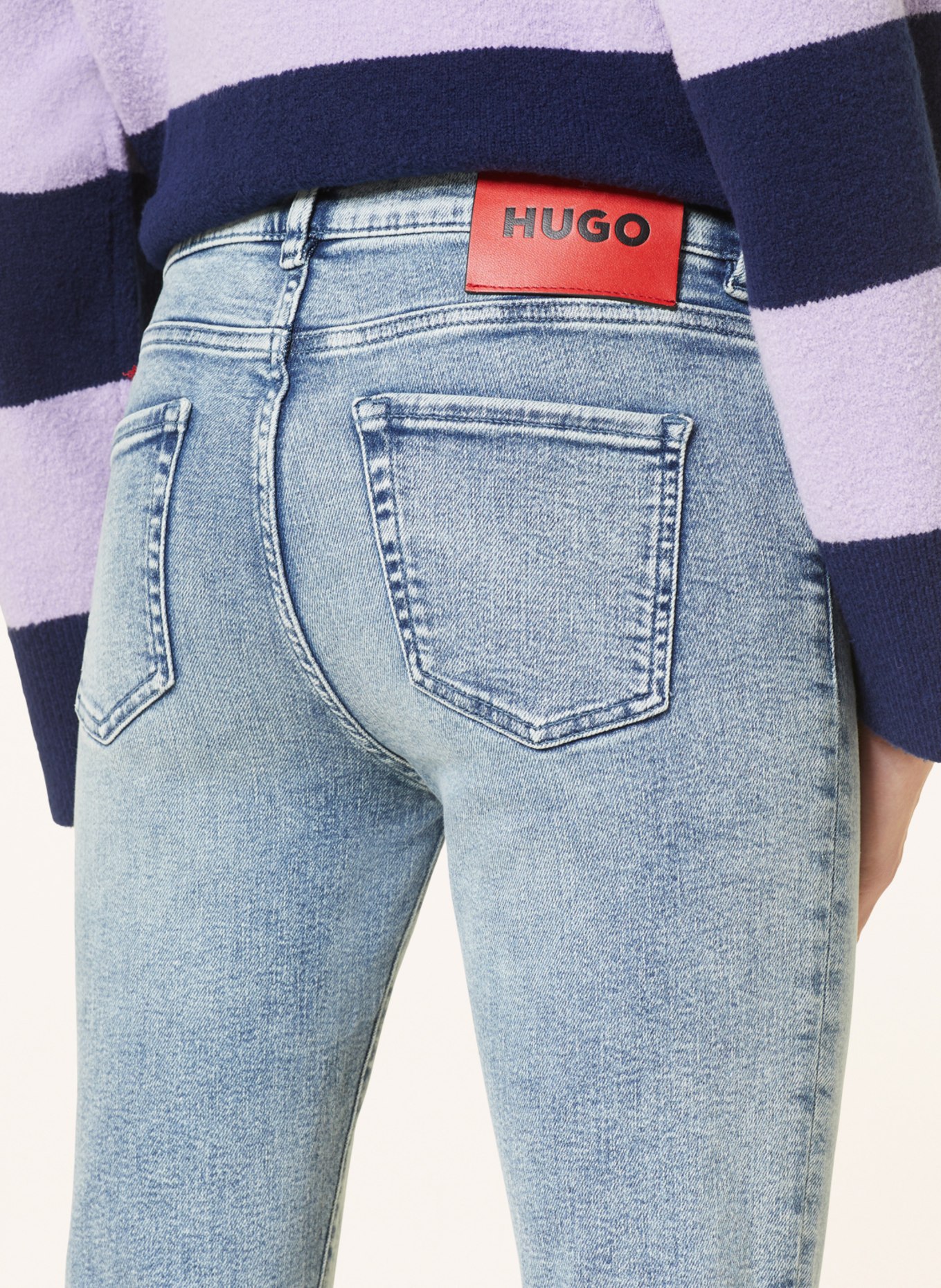 HUGO Skinny Jeans, Farbe: 434 BRIGHT BLUE (Bild 5)