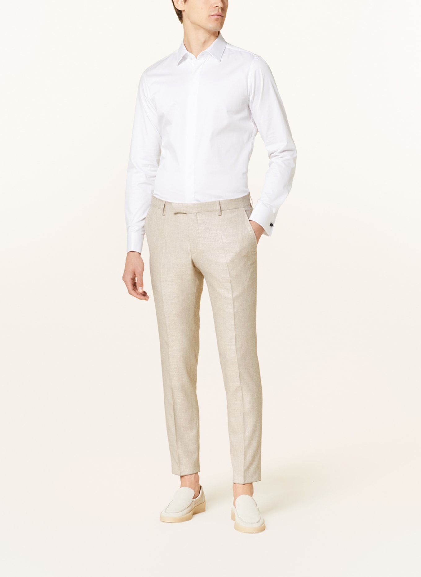 pierre cardin Suit trousers RYAN slim fit, Color: LIGHT BROWN (Image 3)