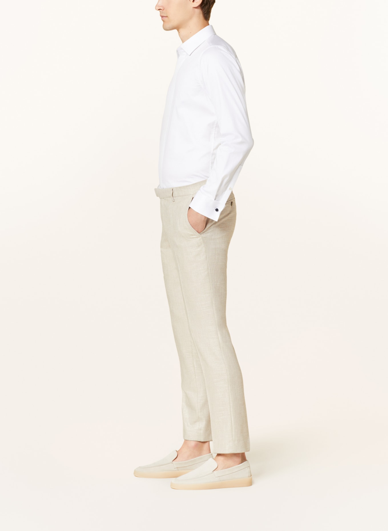 pierre cardin Suit trousers RYAN slim fit, Color: LIGHT BROWN (Image 6)