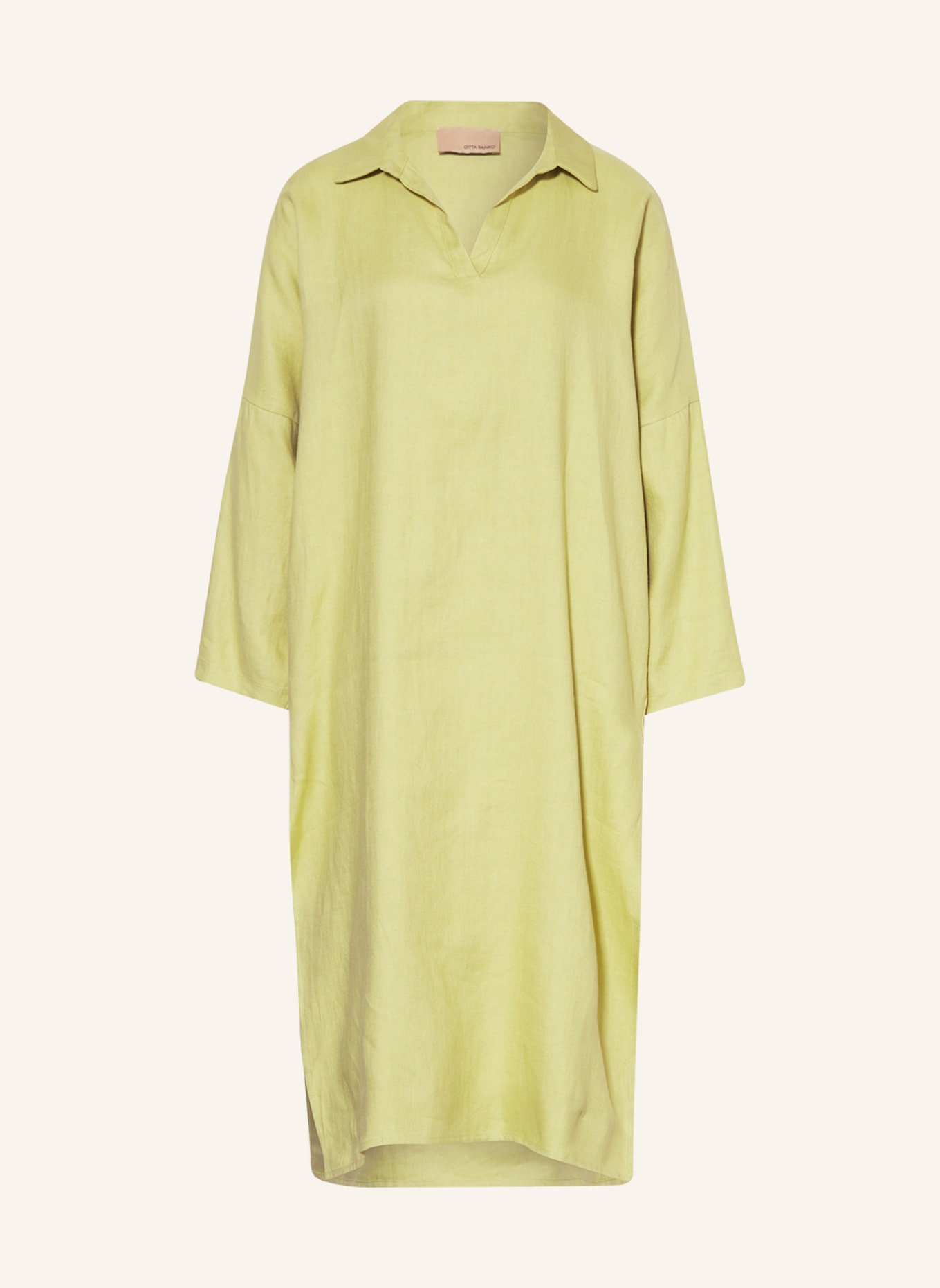GITTA BANKO Linen dress CARA, Color: LIGHT GREEN (Image 1)