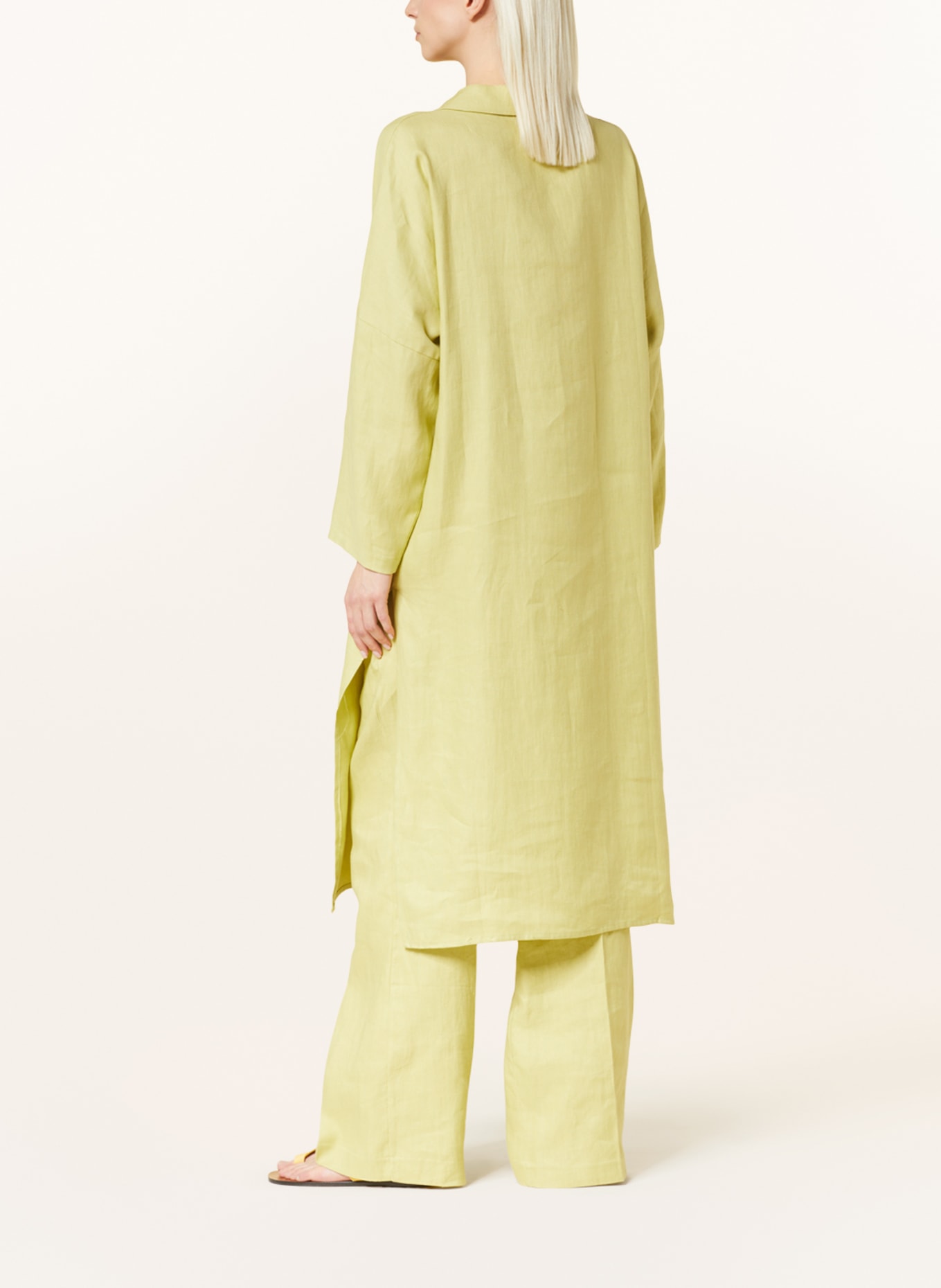 GITTA BANKO Linen dress CARA, Color: LIGHT GREEN (Image 3)