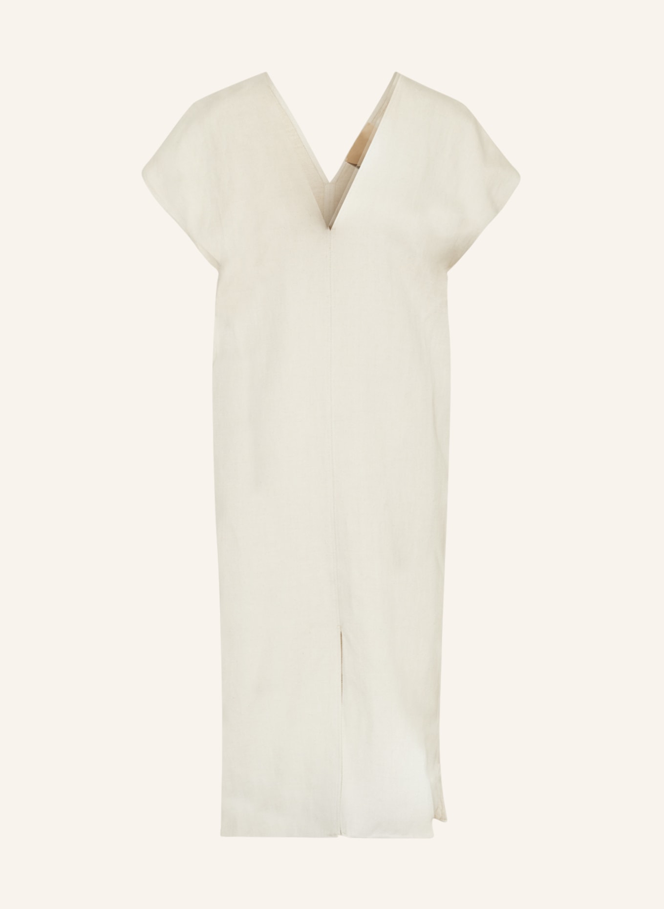 GITTA BANKO Dress LUNA with linen, Color: CREAM (Image 1)