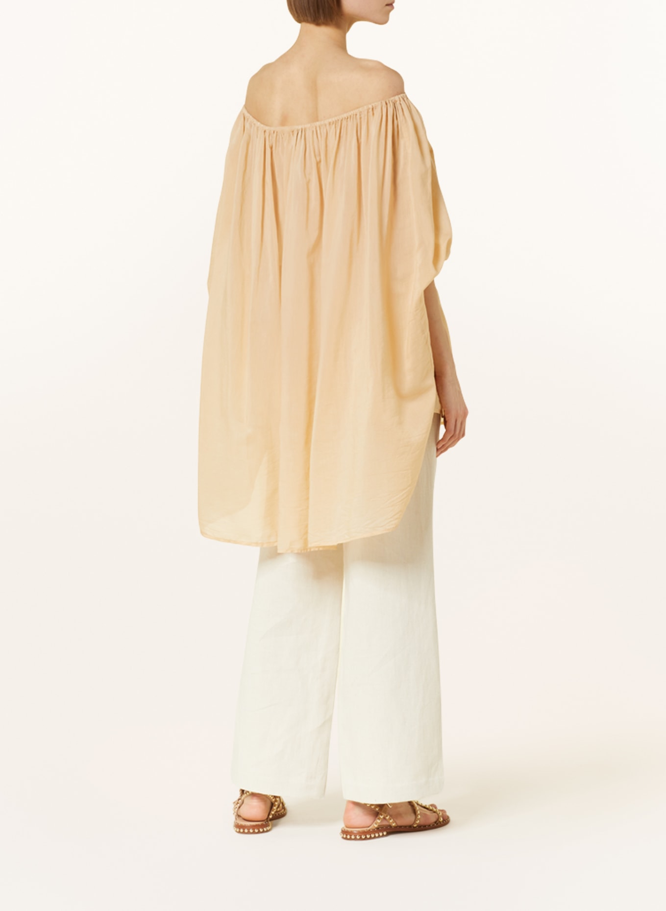 GITTA BANKO Shirt blouse AVA with silk, Color: BEIGE (Image 3)